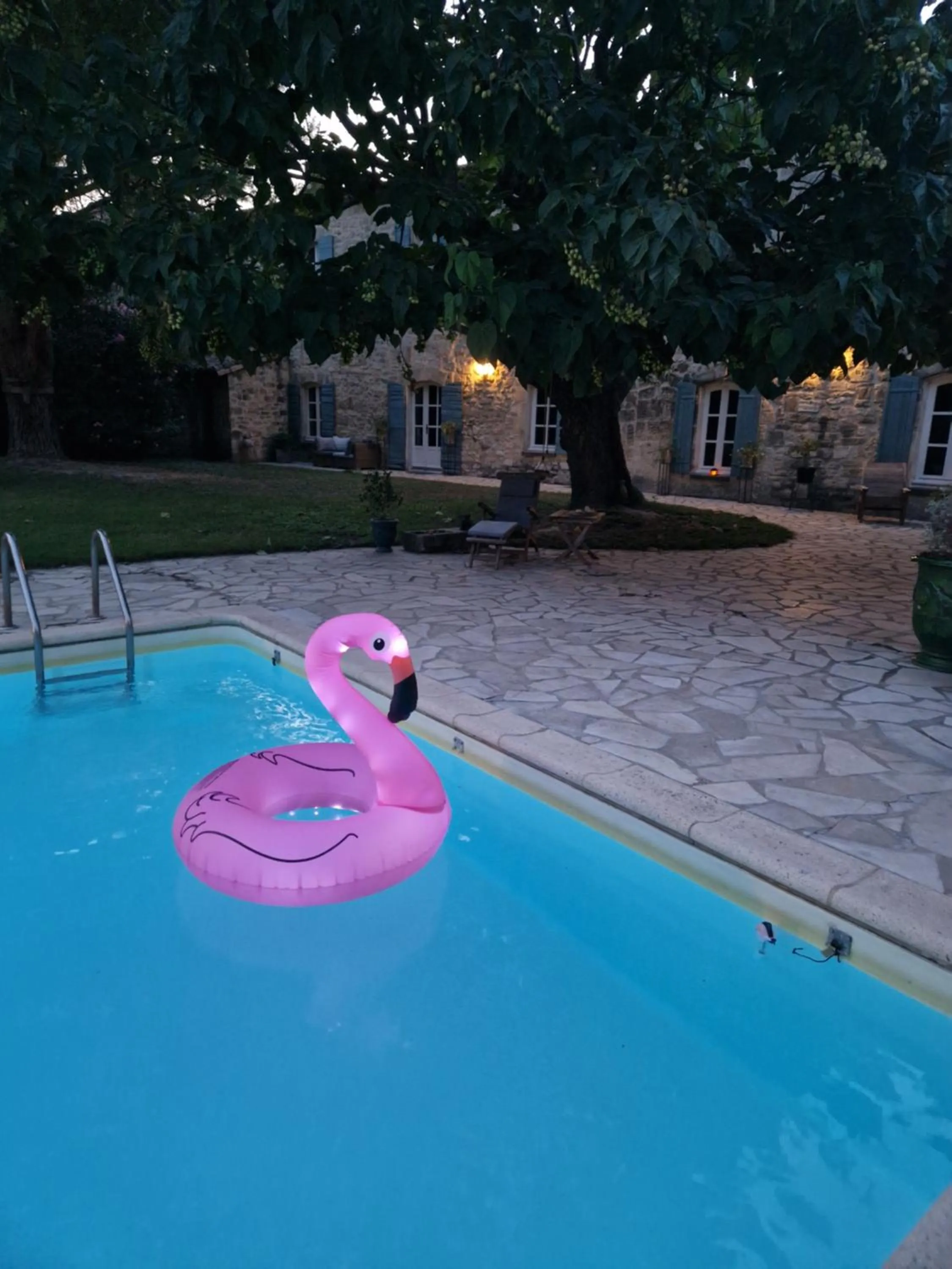 Pool view in Mas Armelin