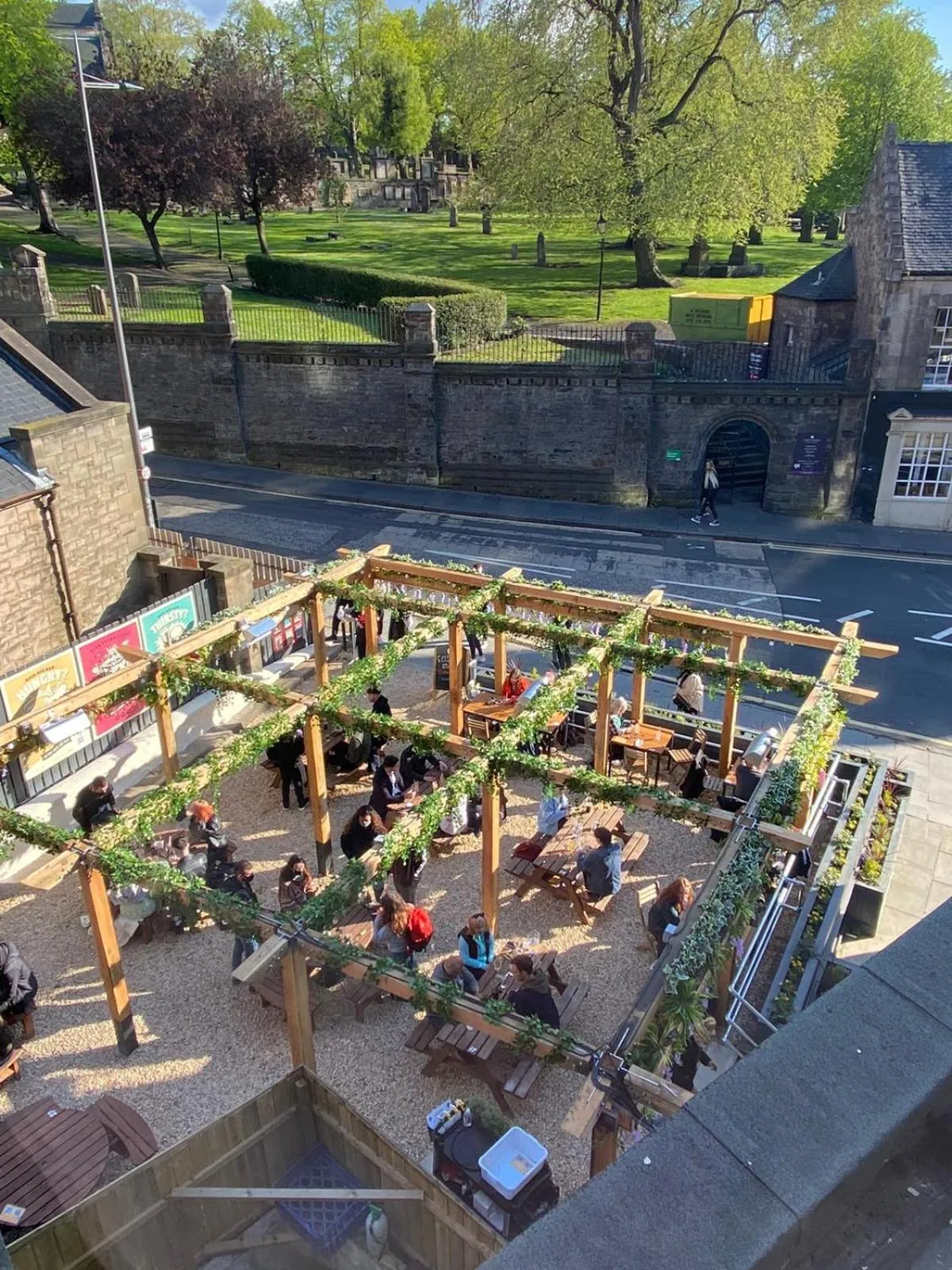 Patio in Kick Ass Greyfriars (18+)