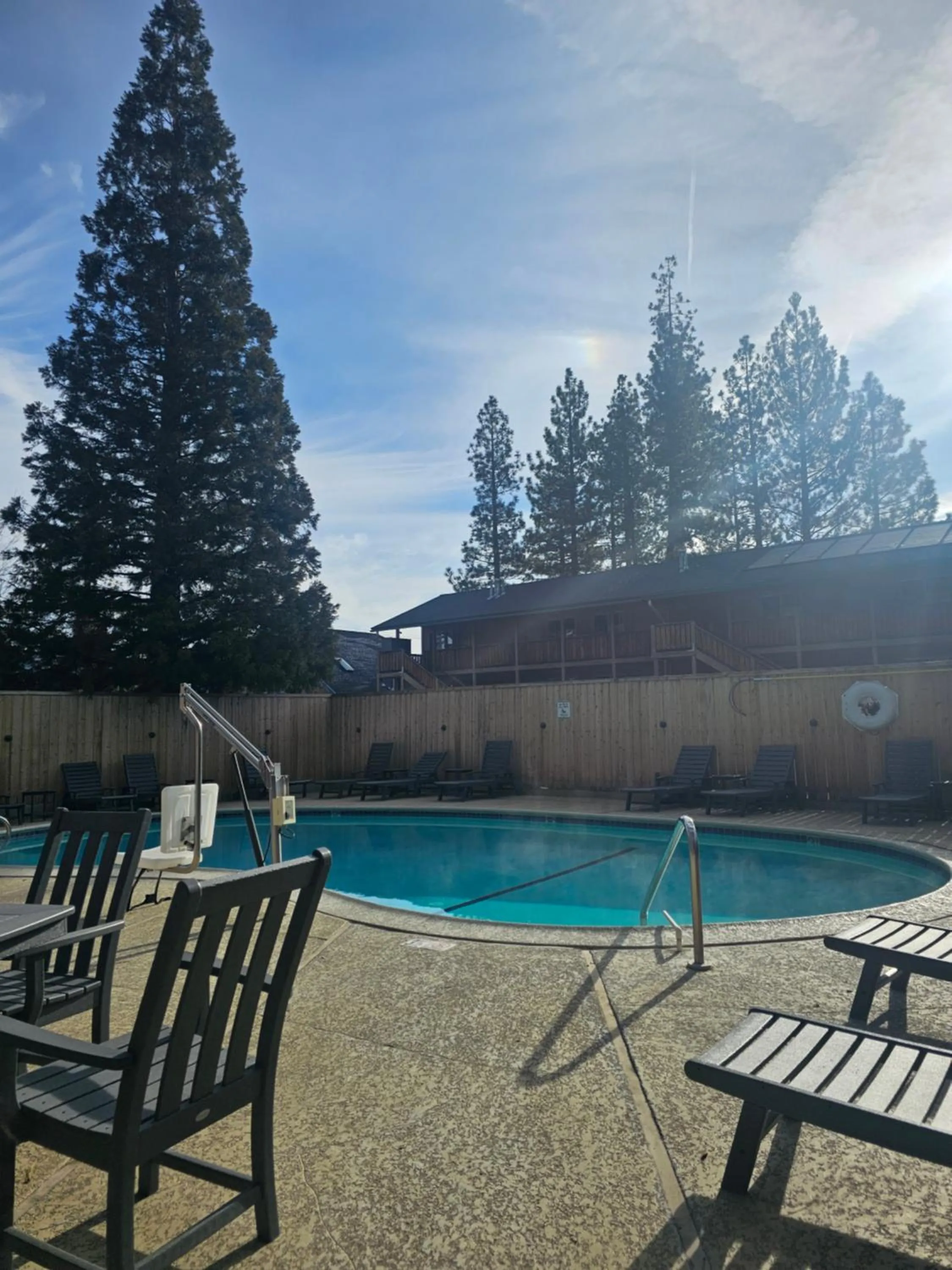Swimming pool in Big Bear Frontier