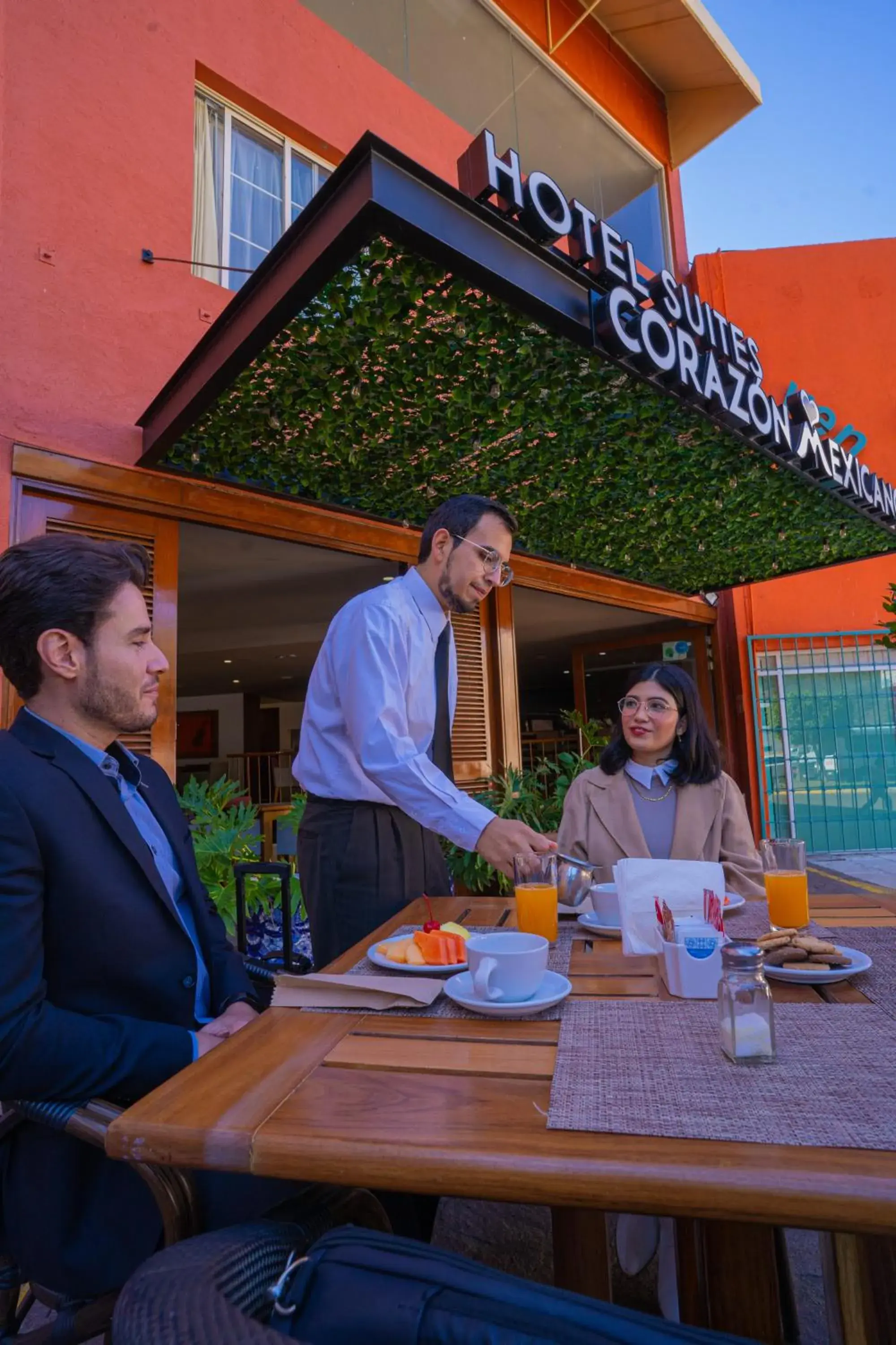 Breakfast in Hotel Suites Corazón Mexicano Breakfast in Hotel Suites Corazón Mexicano