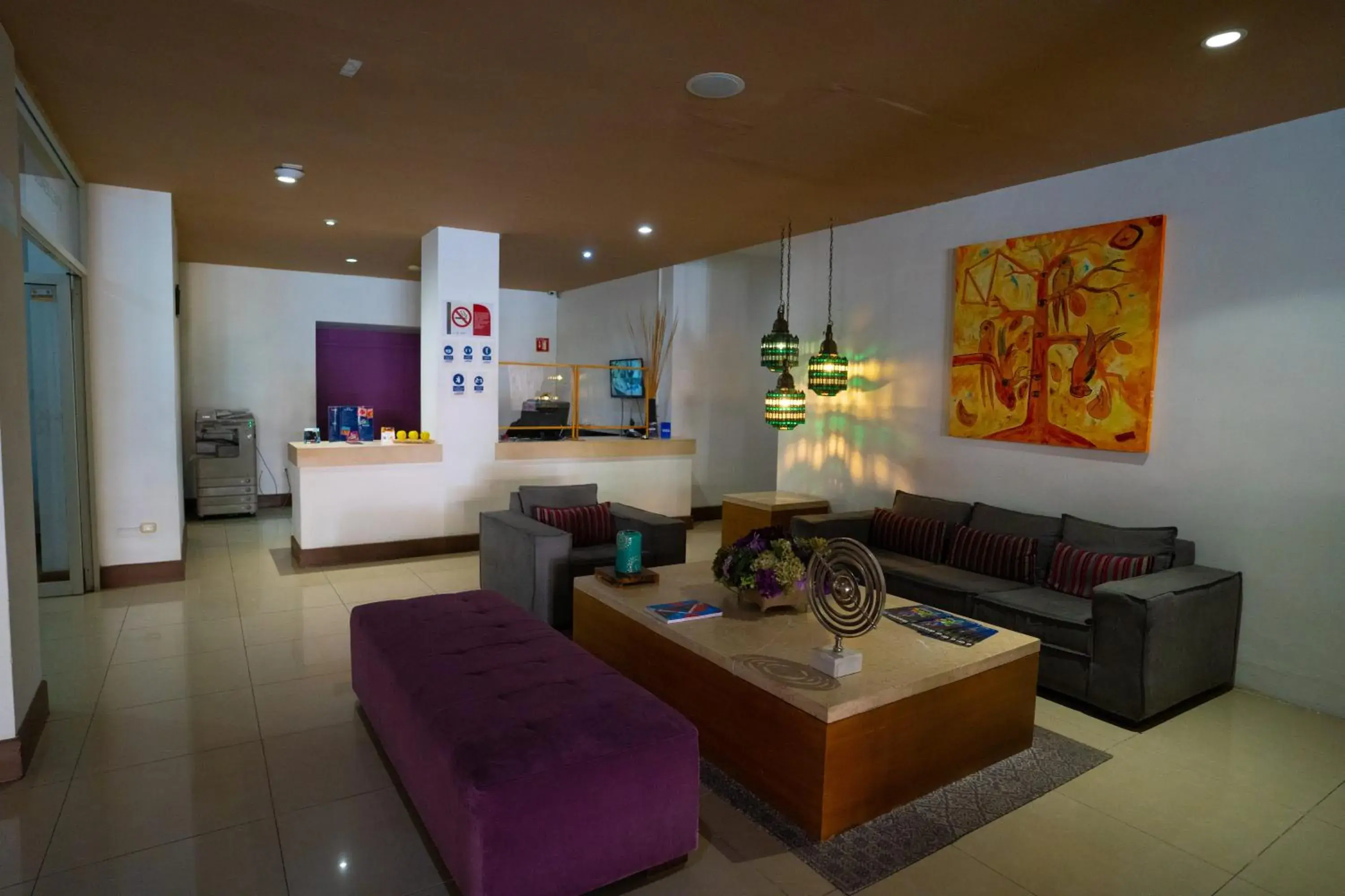 Lobby or reception in Hotel Suites Corazón Mexicano Lobby or reception in Hotel Suites Corazón Mexicano