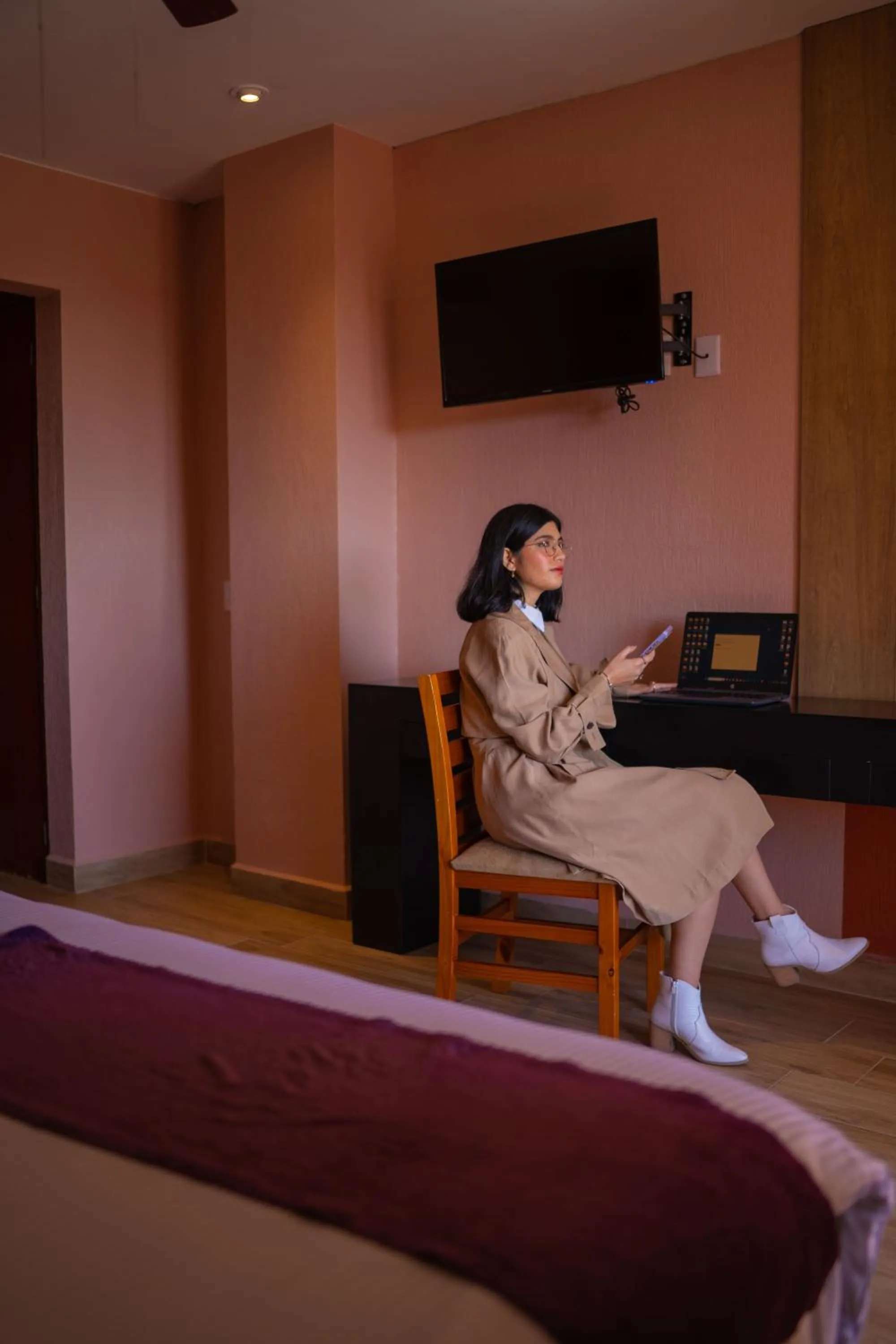 TV and multimedia in Hotel Suites Corazón Mexicano