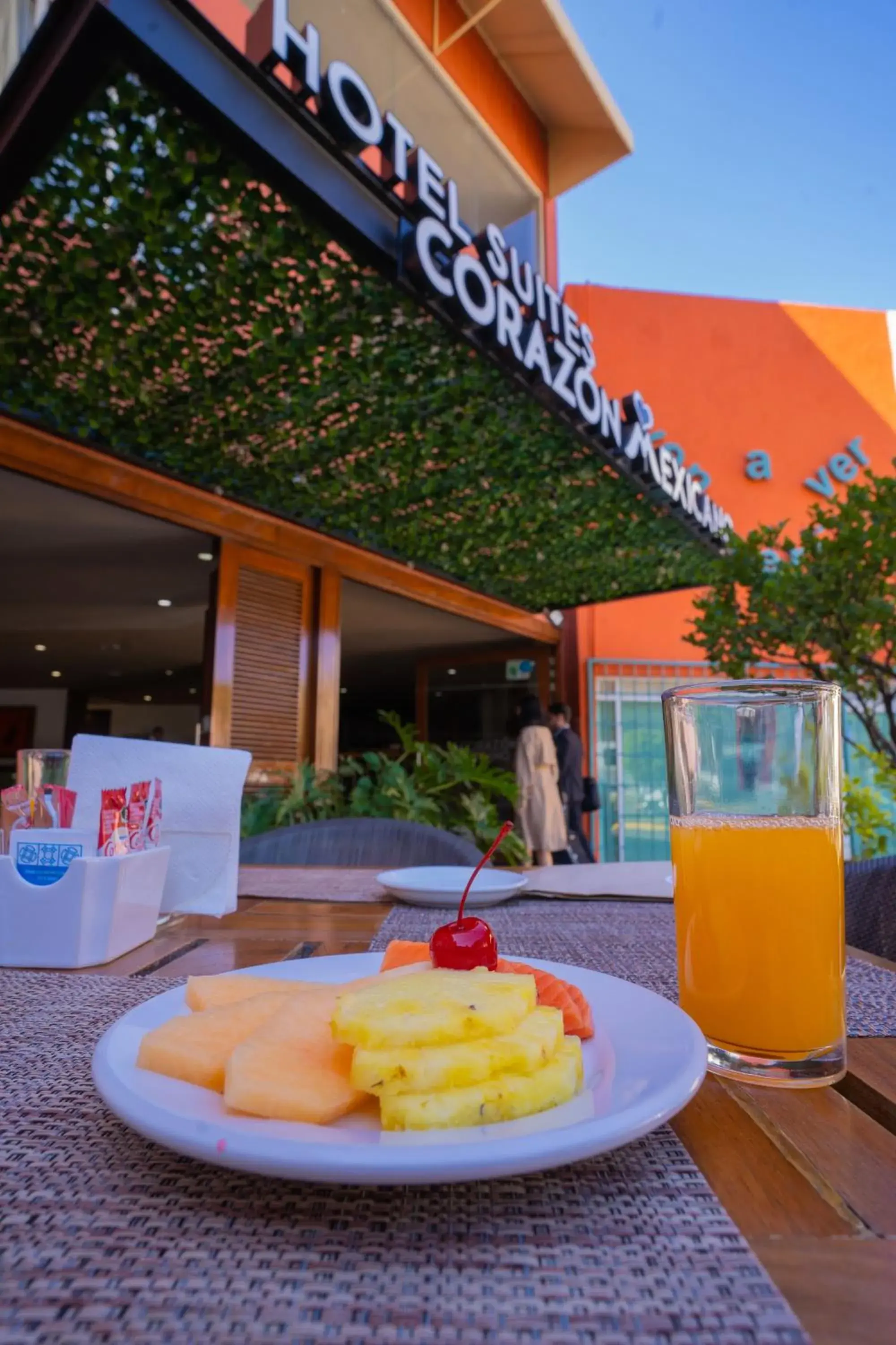Breakfast in Hotel Suites Corazón Mexicano Breakfast in Hotel Suites Corazón Mexicano
