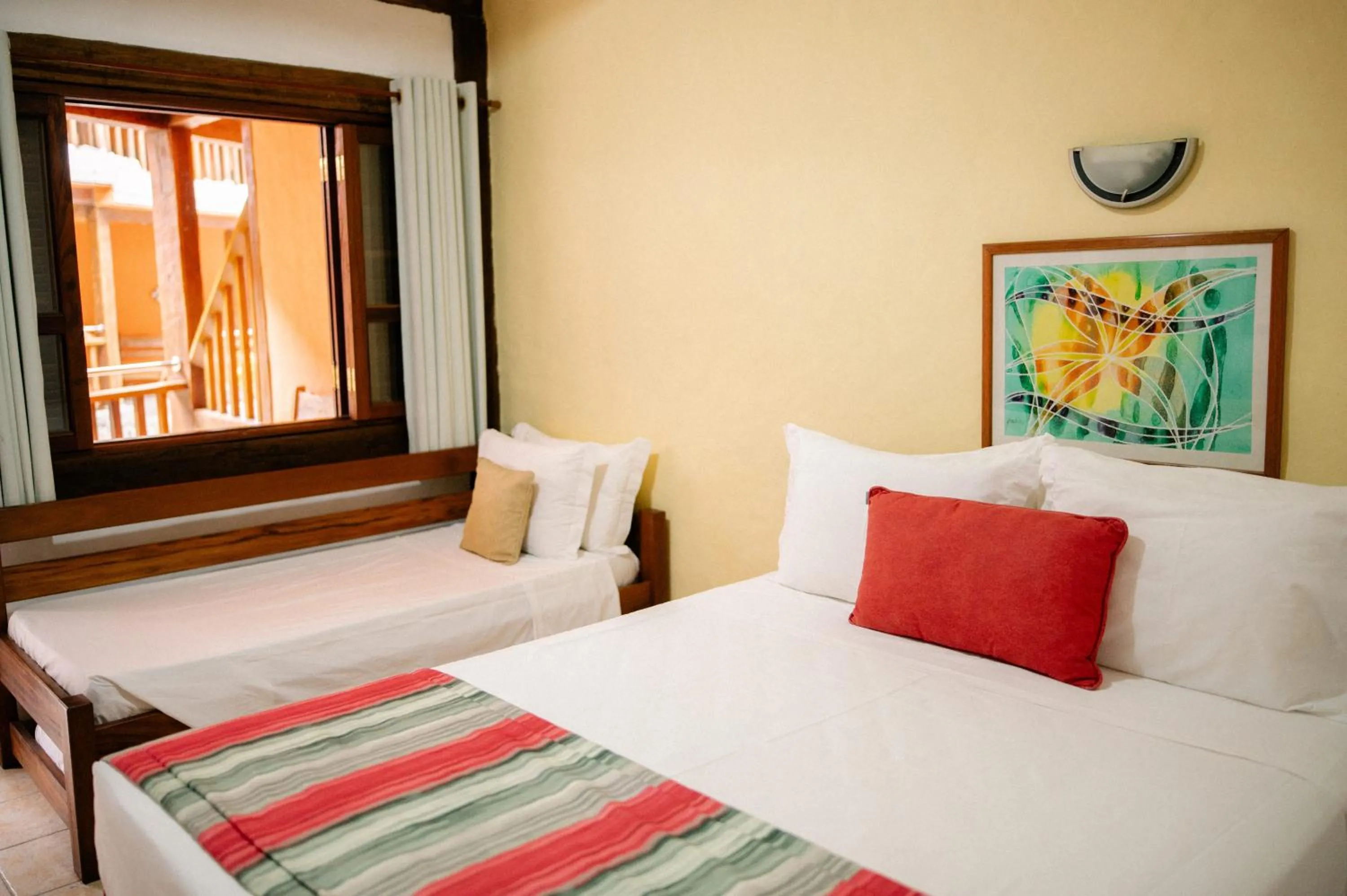 Bed in Pousada Tambayba