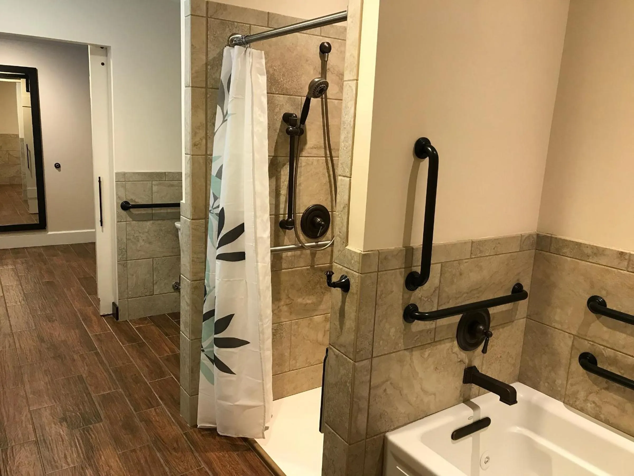 Bathroom in Village Hotel on Biltmore Estate