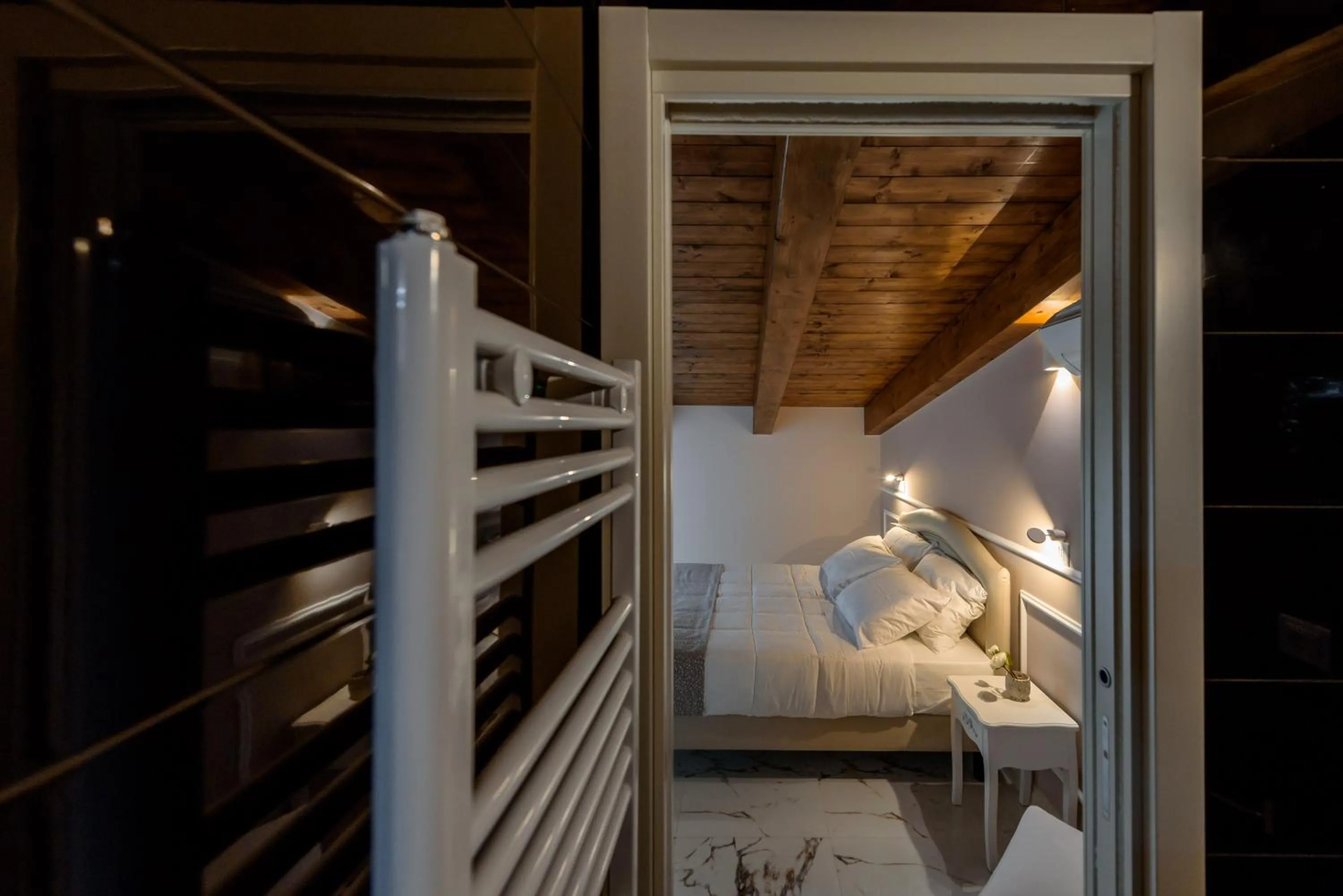 Bed in Marie Claire Apartments & Spa