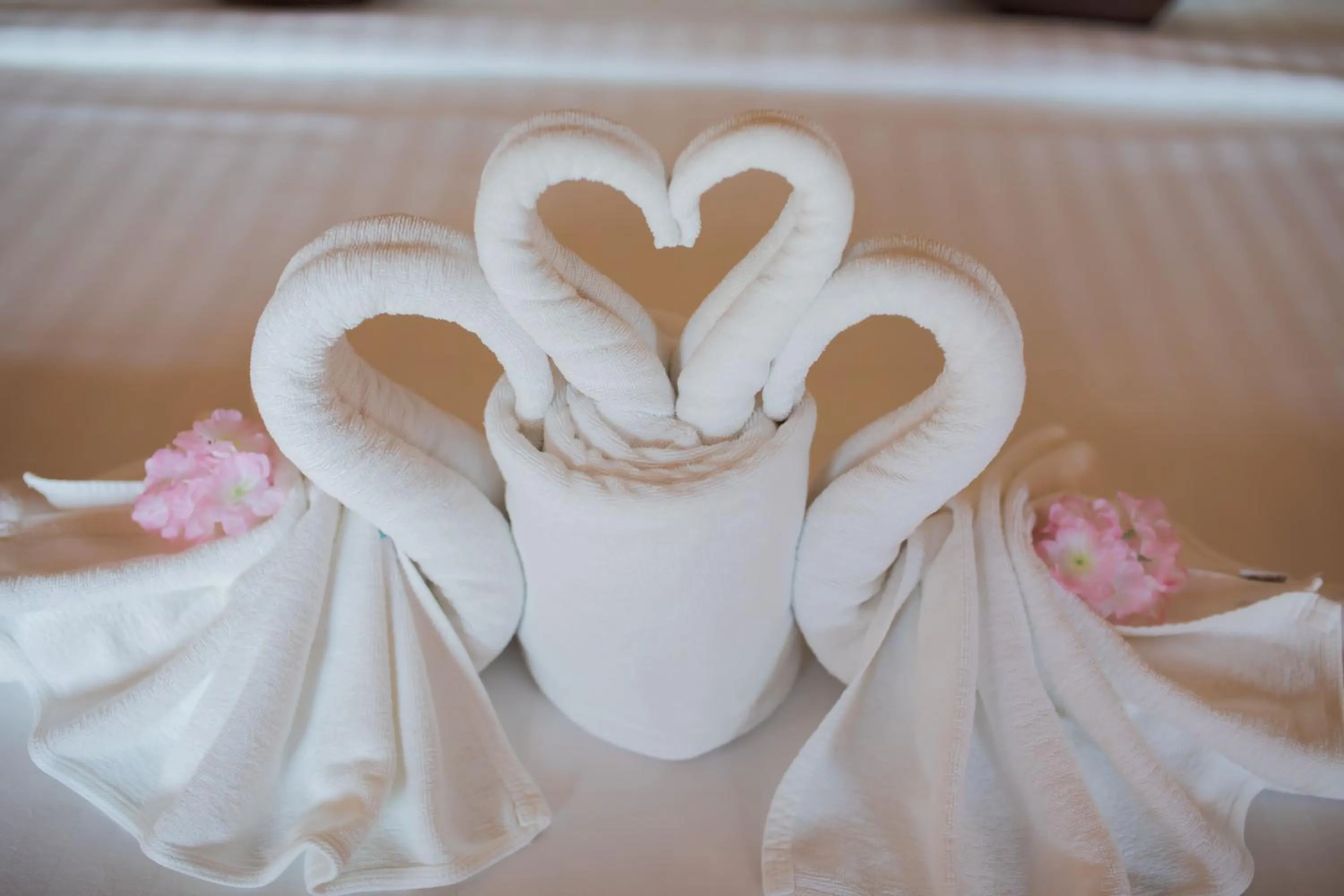 Bed in Chareena Hill Beach Resort