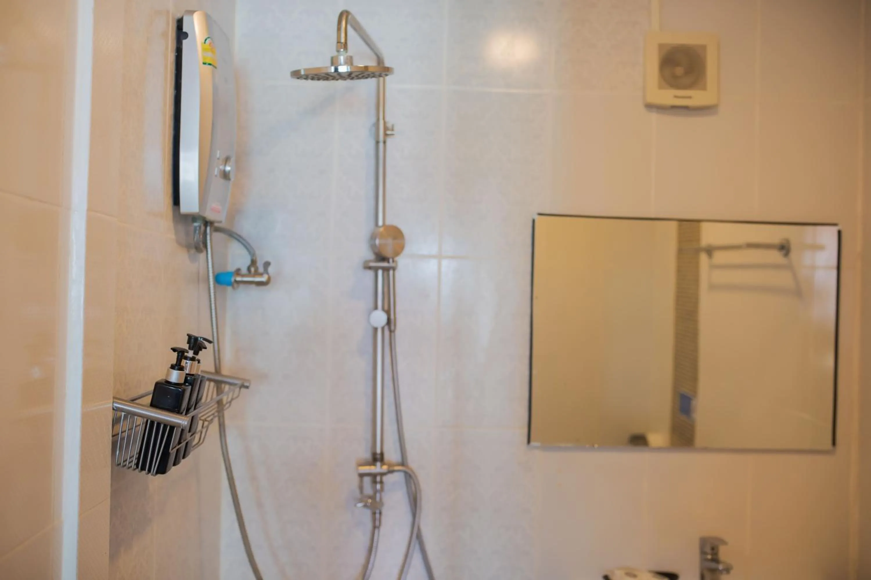 Shower in Chareena Hill Beach Resort