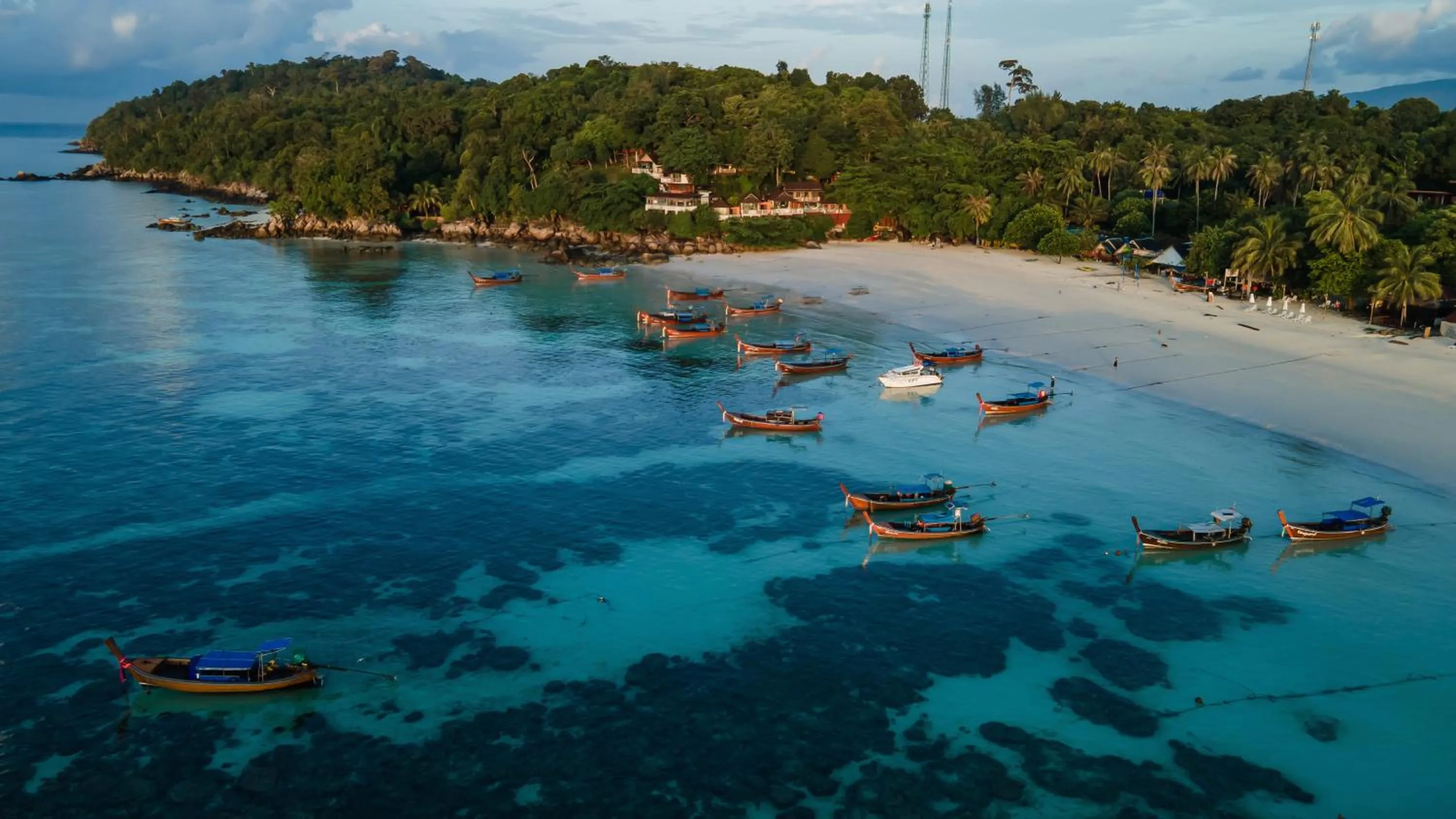 Natural landscape in Chareena Hill Beach Resort