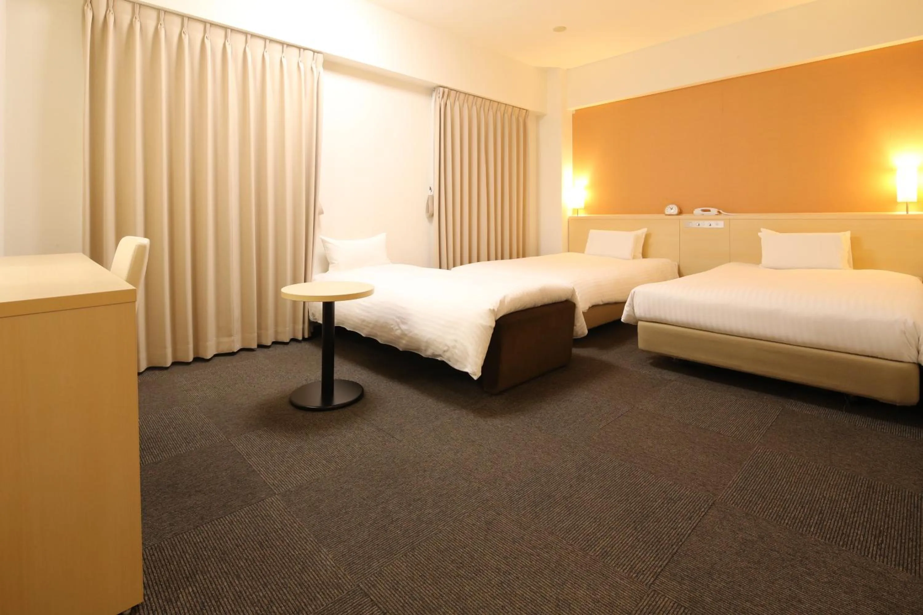 Bed in AB Hotel Mikawa Anjo Honkan