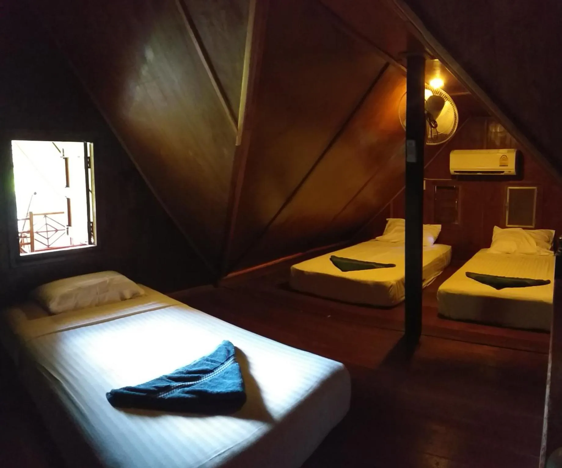 Bed in Koh Tao Royal Resort