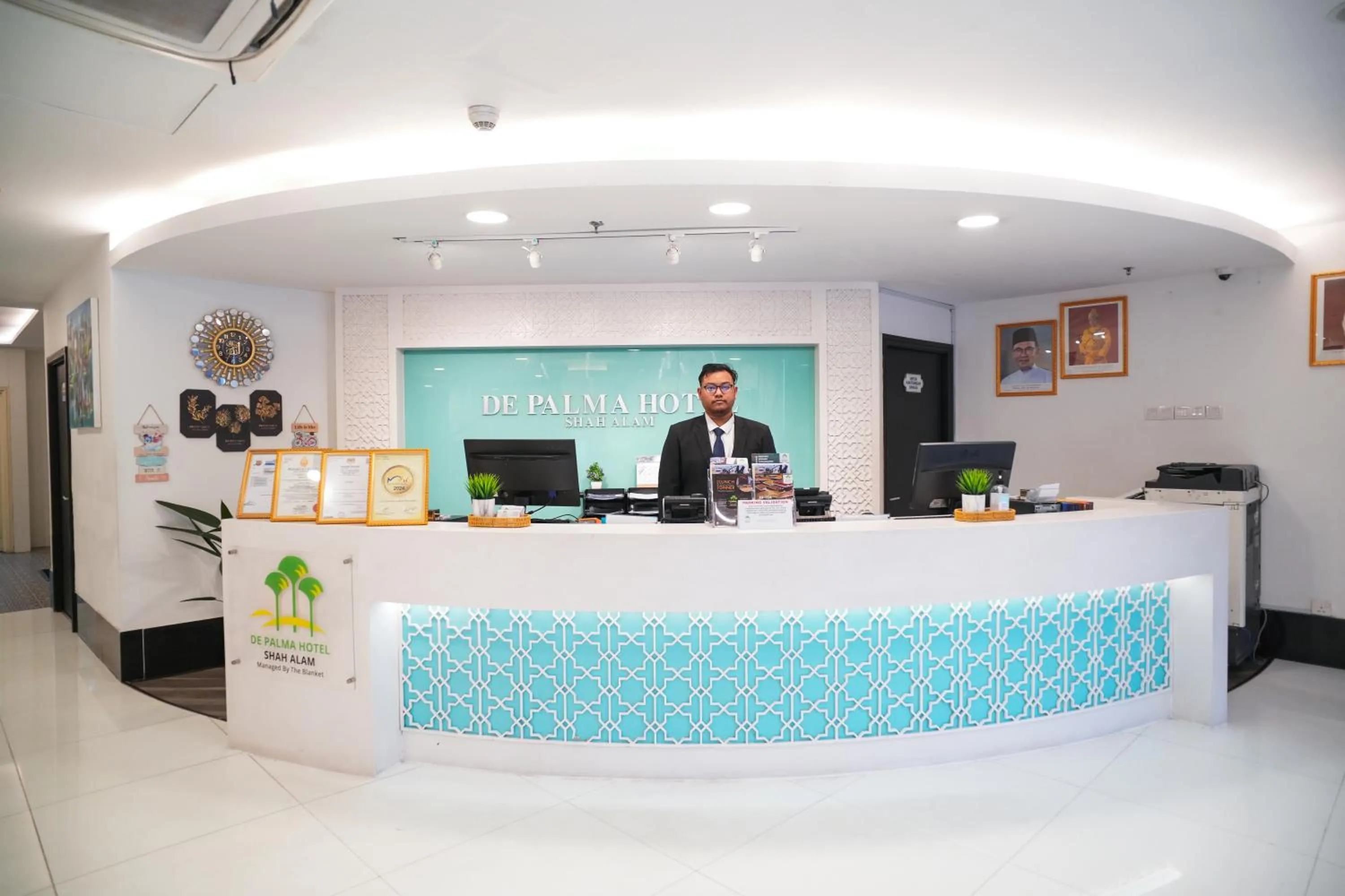 Lobby or reception in De Palma Hotel Shah Alam