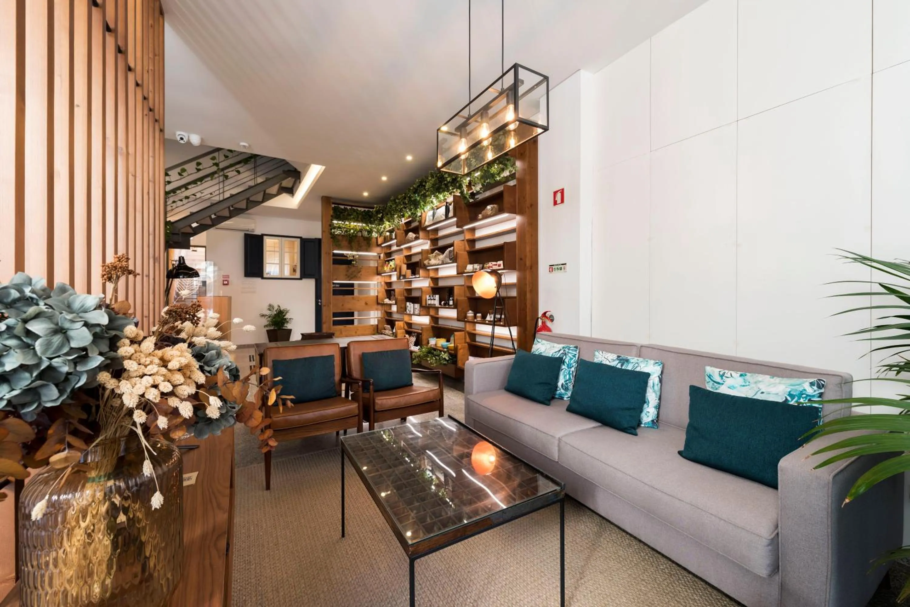 Living room in Bloom House by Sweet Porto