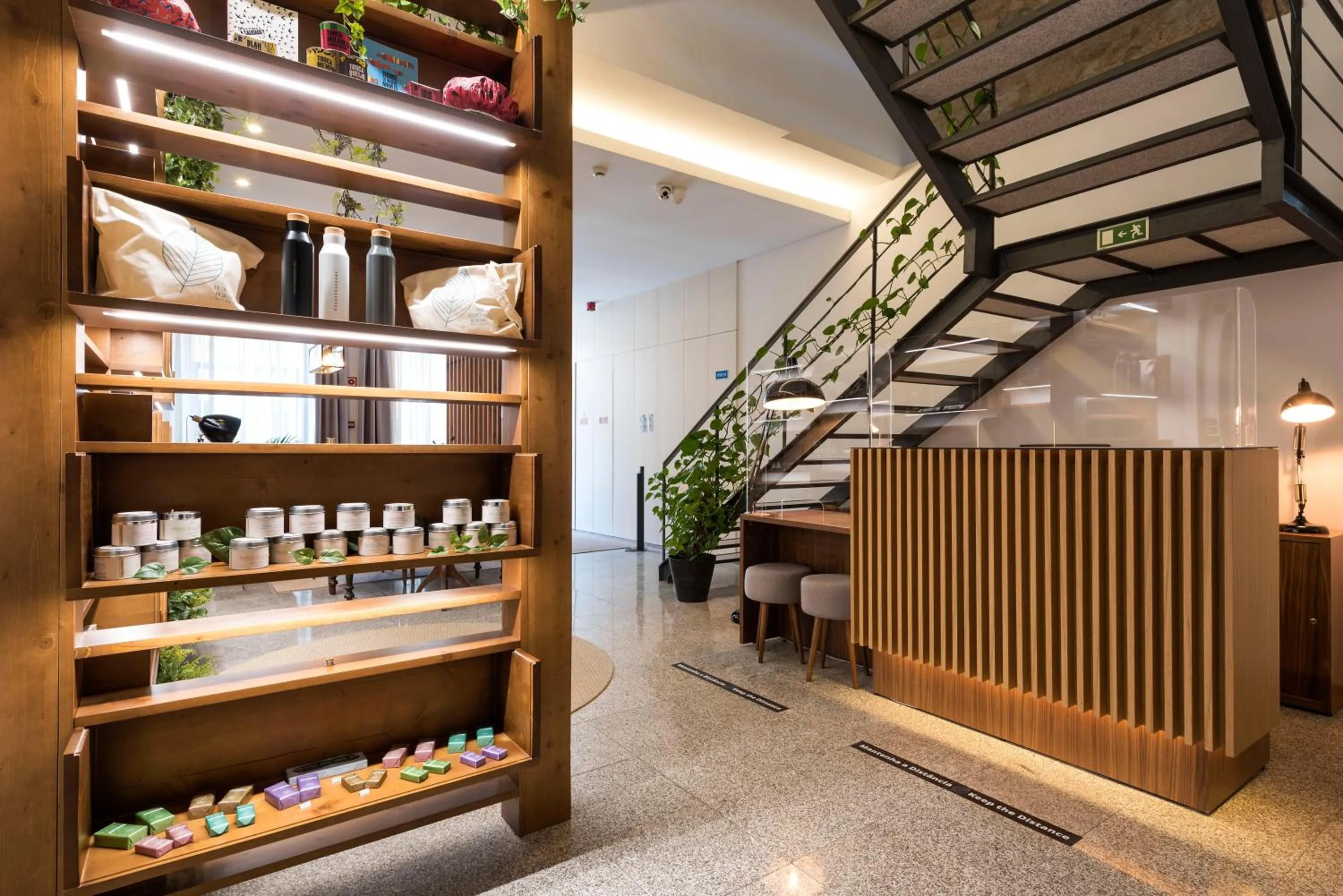 On-site shops in Bloom House by Sweet Porto