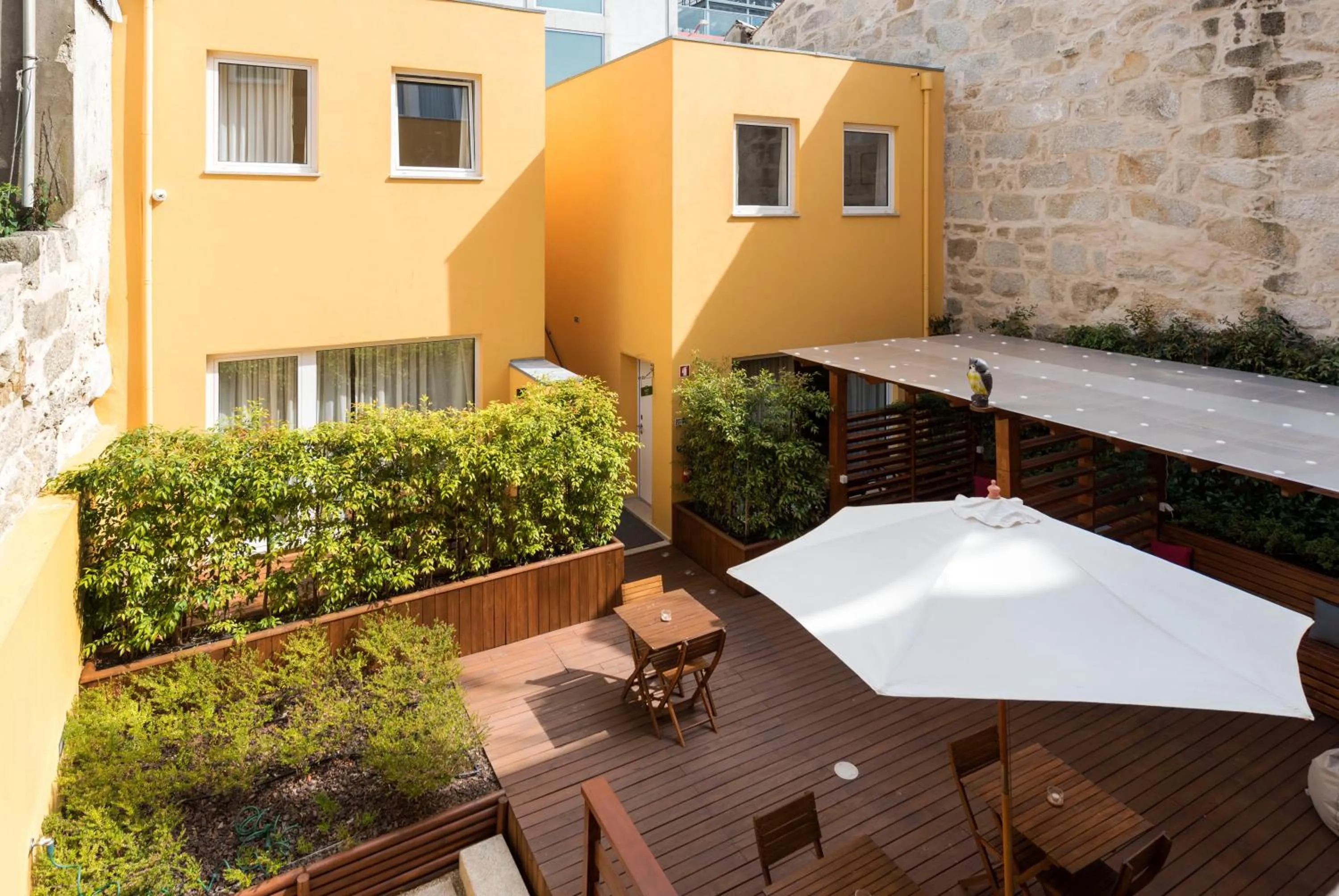 Garden view in Bloom House by Sweet Porto