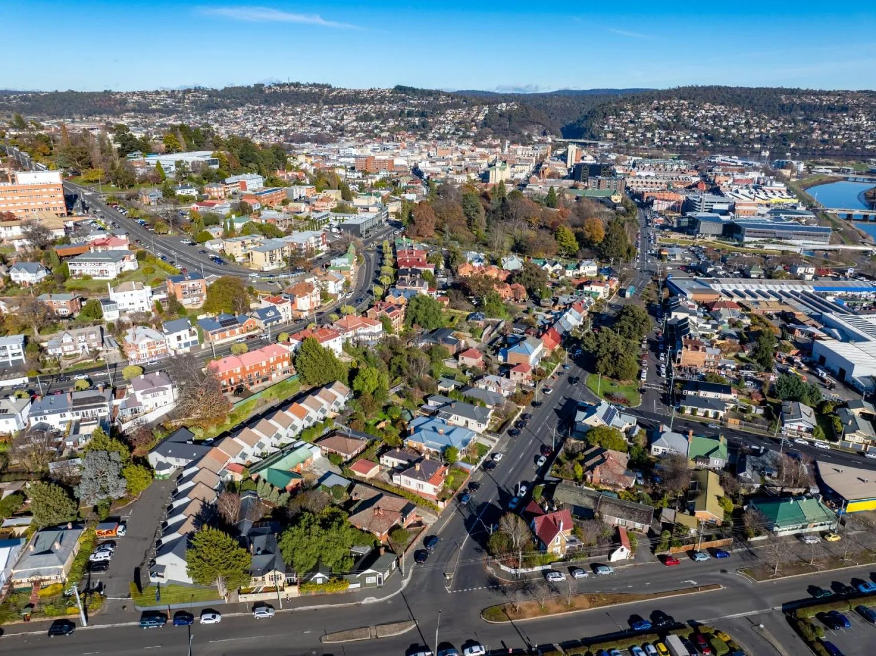 City view in Elphin Serviced Apartments