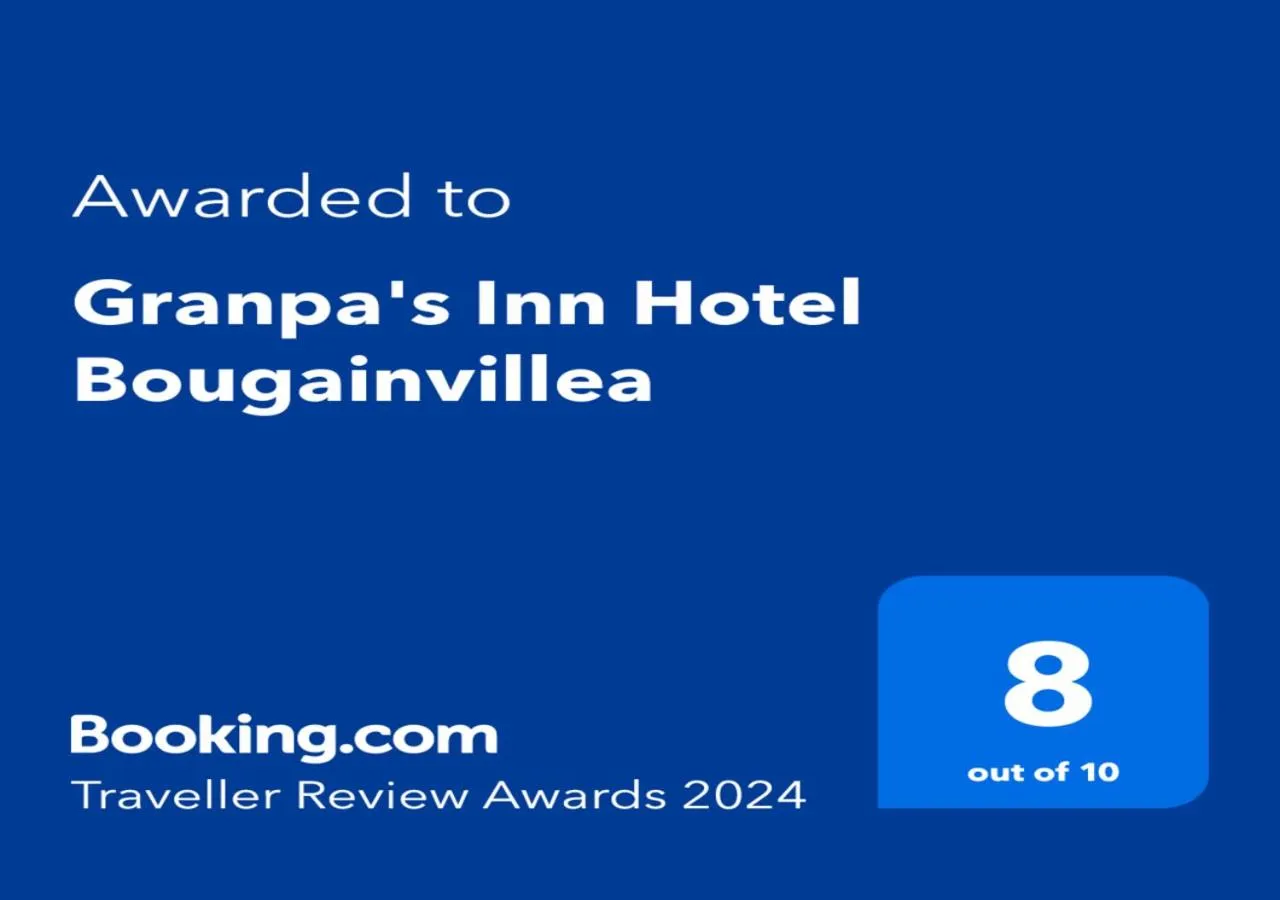 Certificate/Award in Granpa's Inn Hotel Bougainvillea