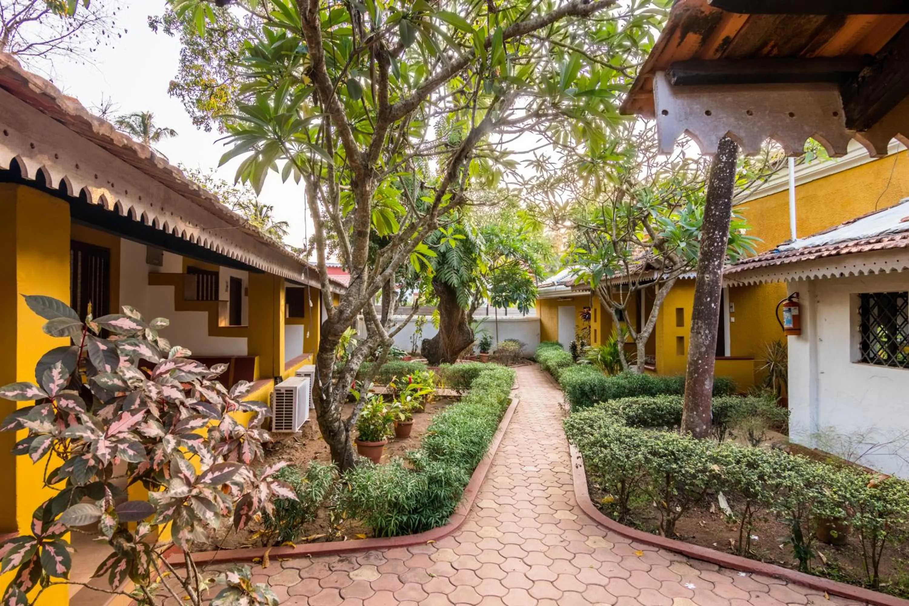 Garden in Granpa's Inn Hotel Bougainvillea