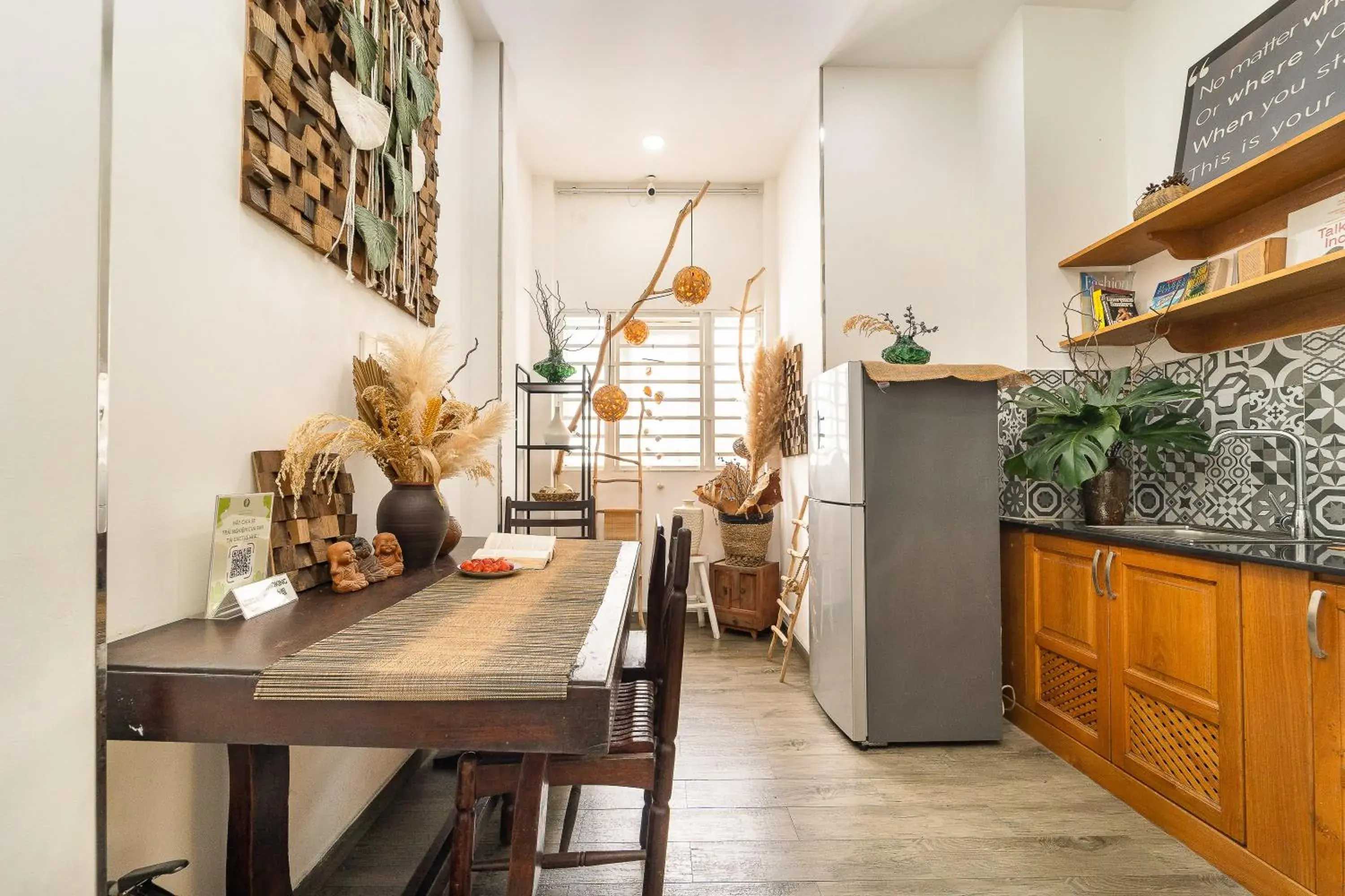 Kitchen or kitchenette in Cactusland Homestay - Tran Hung Dao Kitchen or kitchenette in Cactusland Homestay - Tran Hung Dao