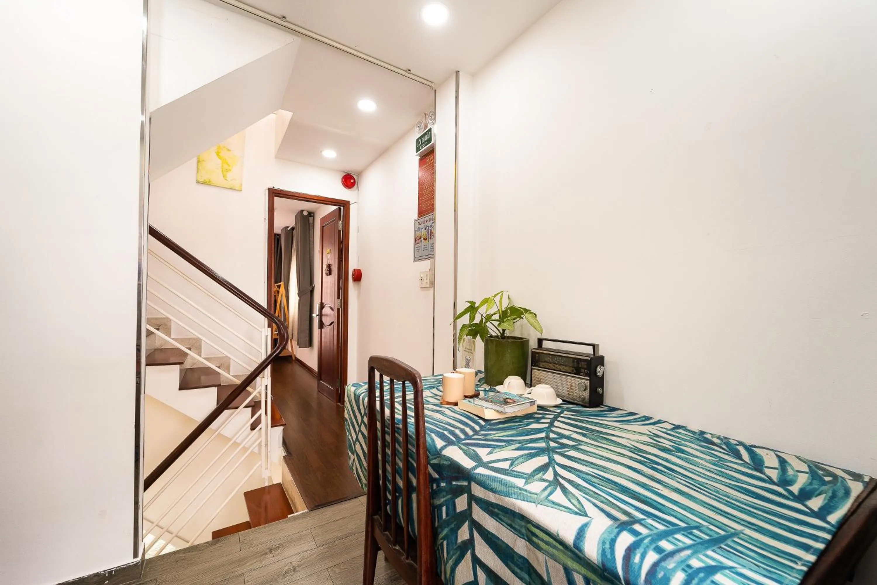 Communal kitchen, Bed in Cactusland Homestay - Tran Hung Dao