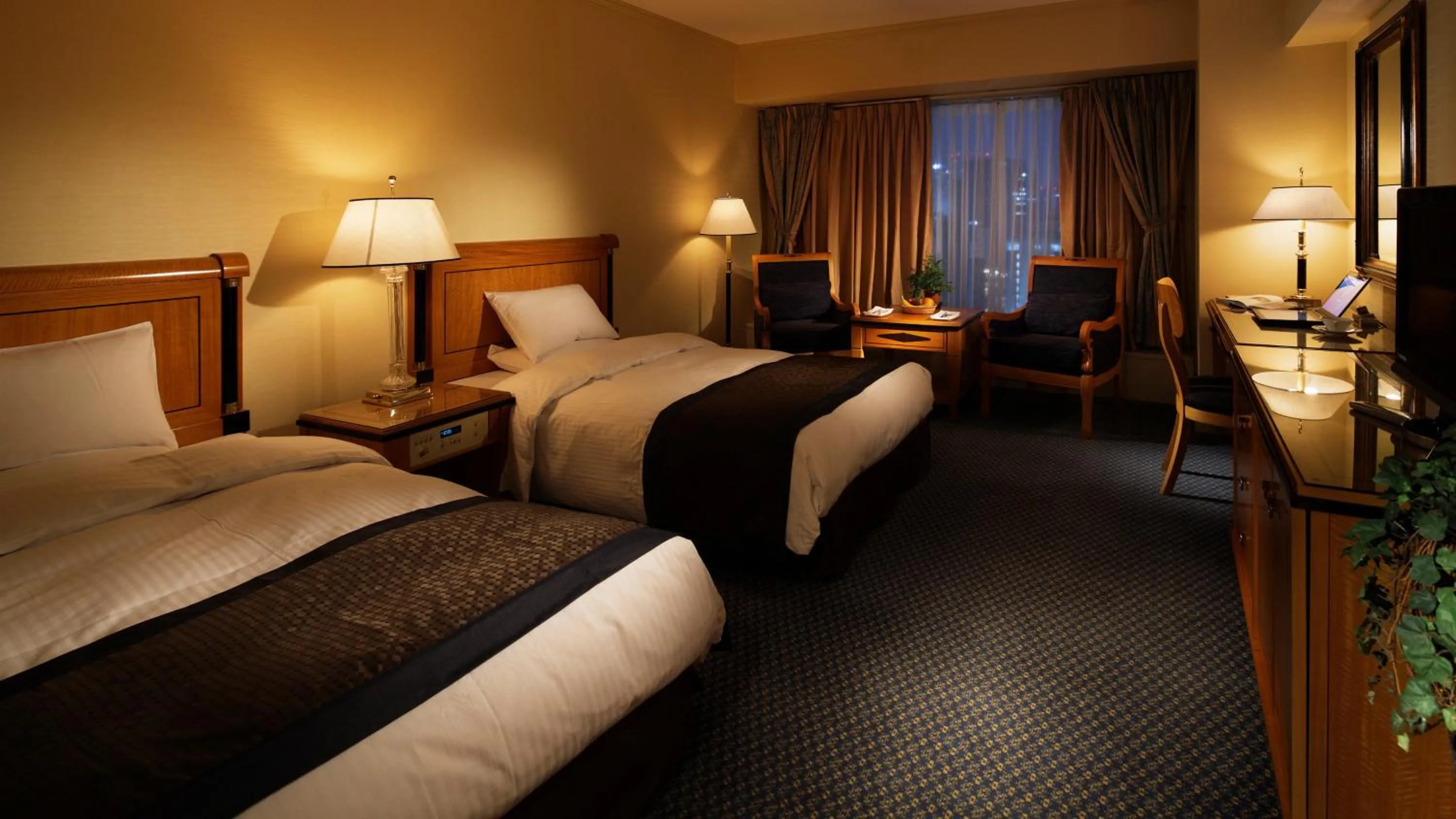 Photo of the whole room, Bed in RIHGA Royal Hotel Osaka, Vignette Collection by IHG