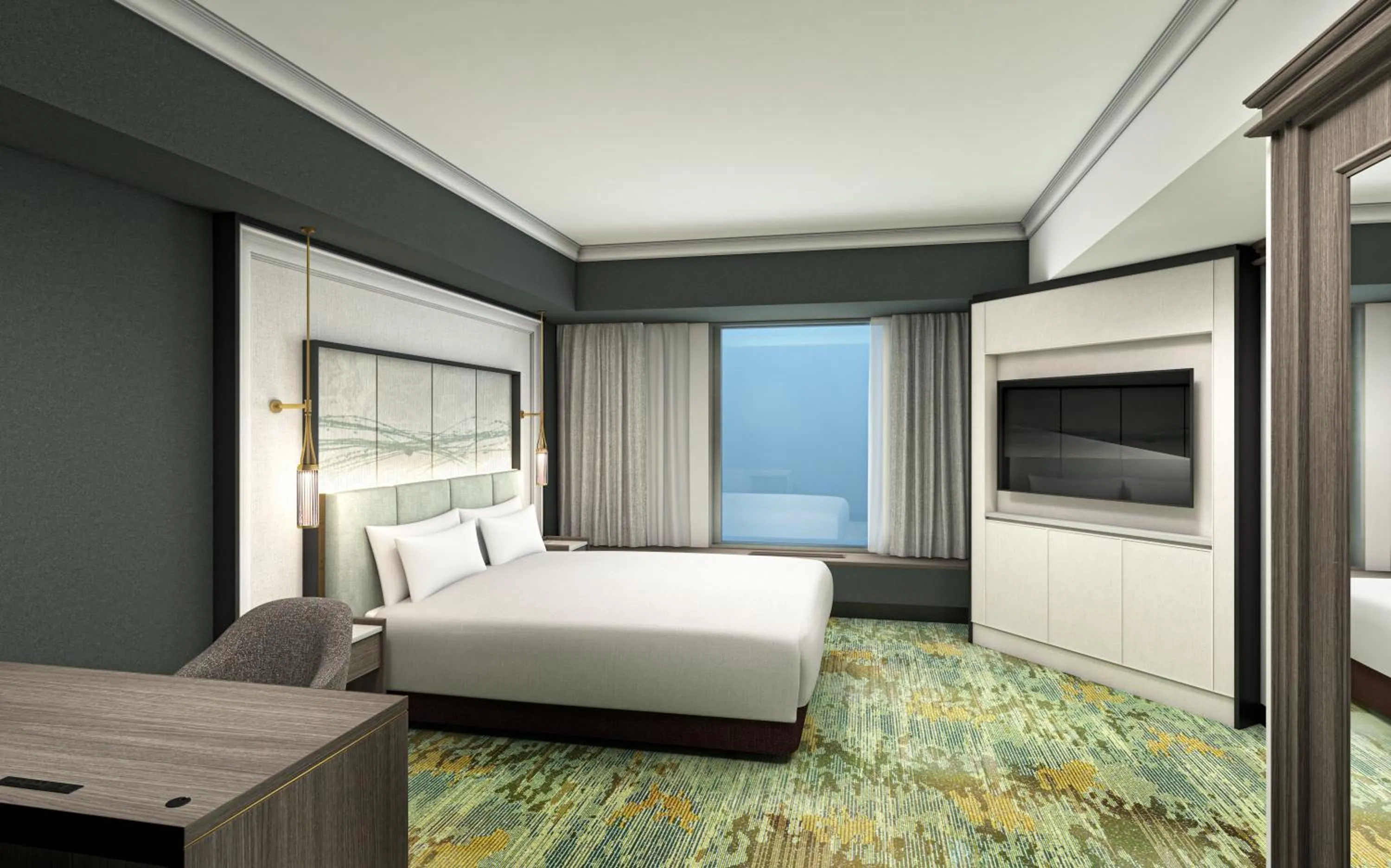 Photo of the whole room, Bed in RIHGA Royal Hotel Osaka, Vignette Collection by IHG