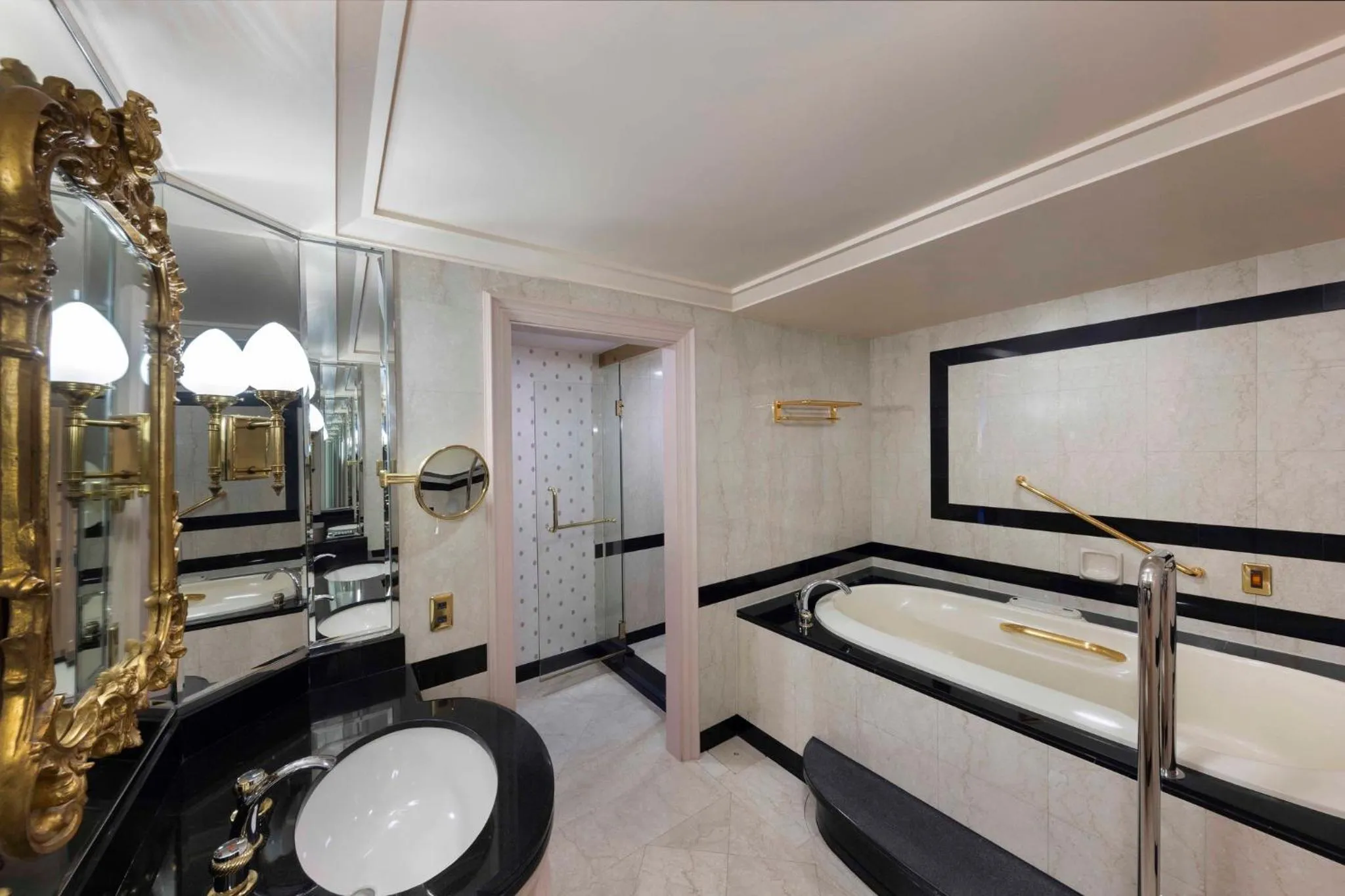 Bathroom, Bed in RIHGA Royal Hotel Osaka, Vignette Collection by IHG