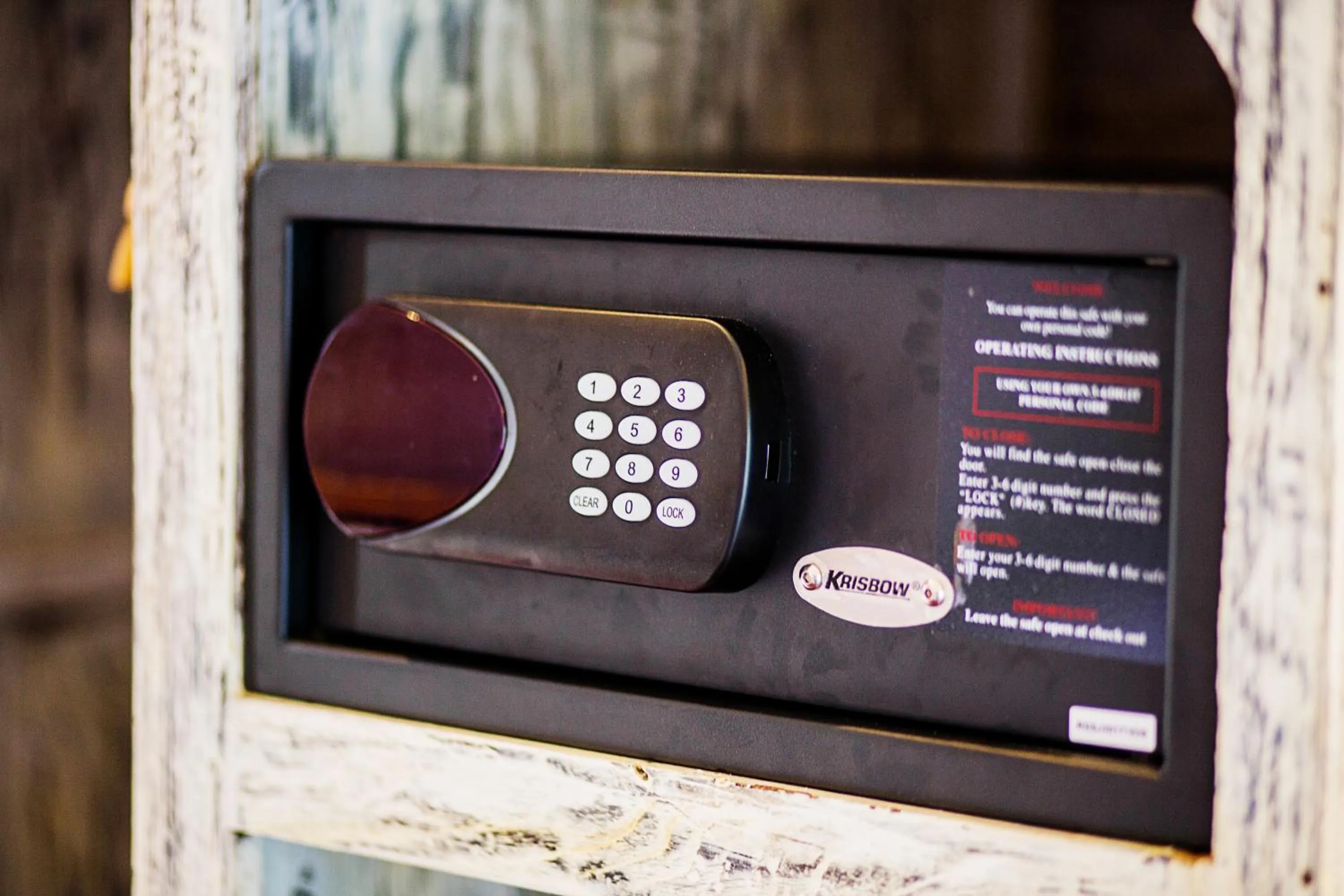 safe in The Palm Grove Villas