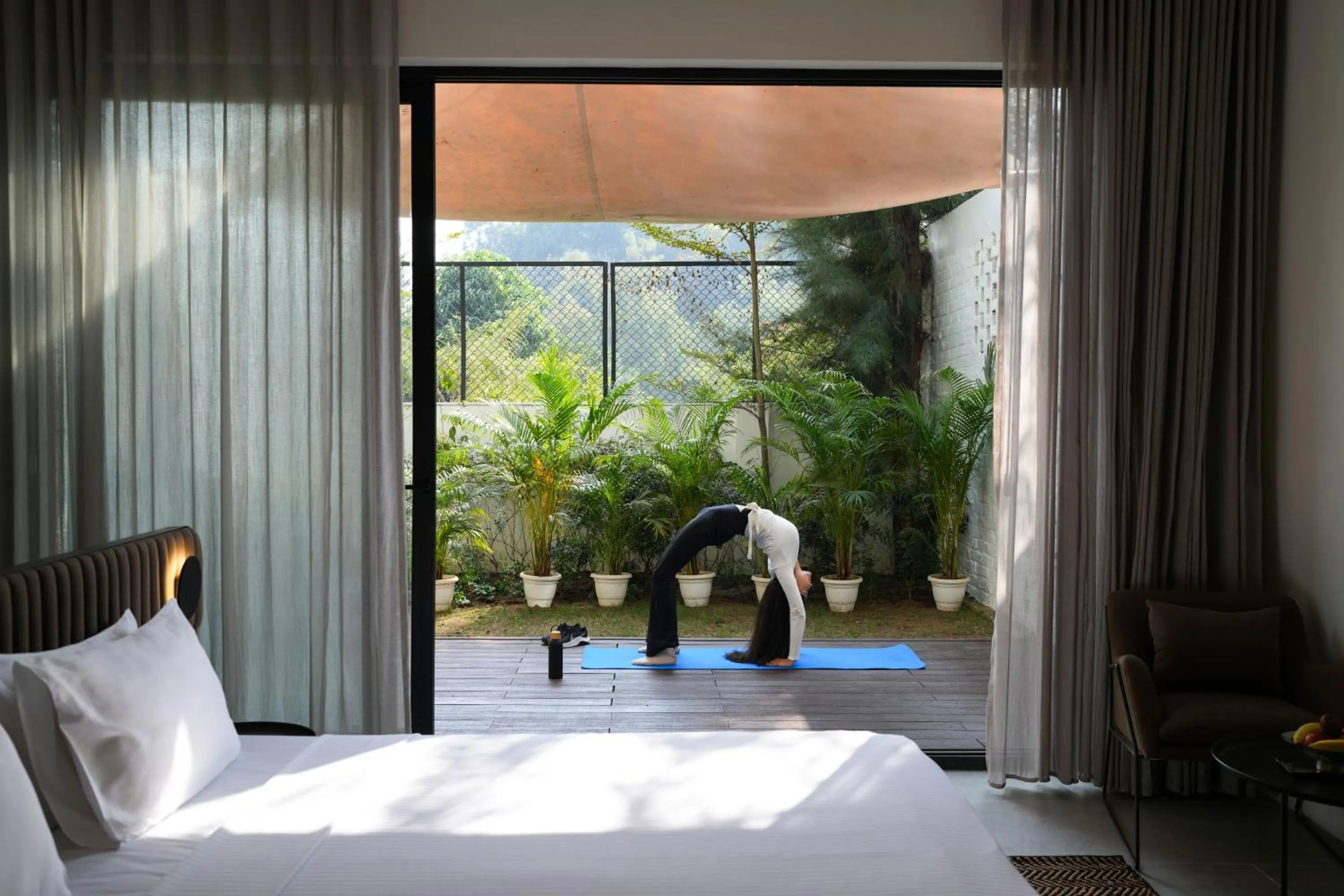 Garden view, Bed in Resort Country Club, Manesar - WorldHotels Distinctive