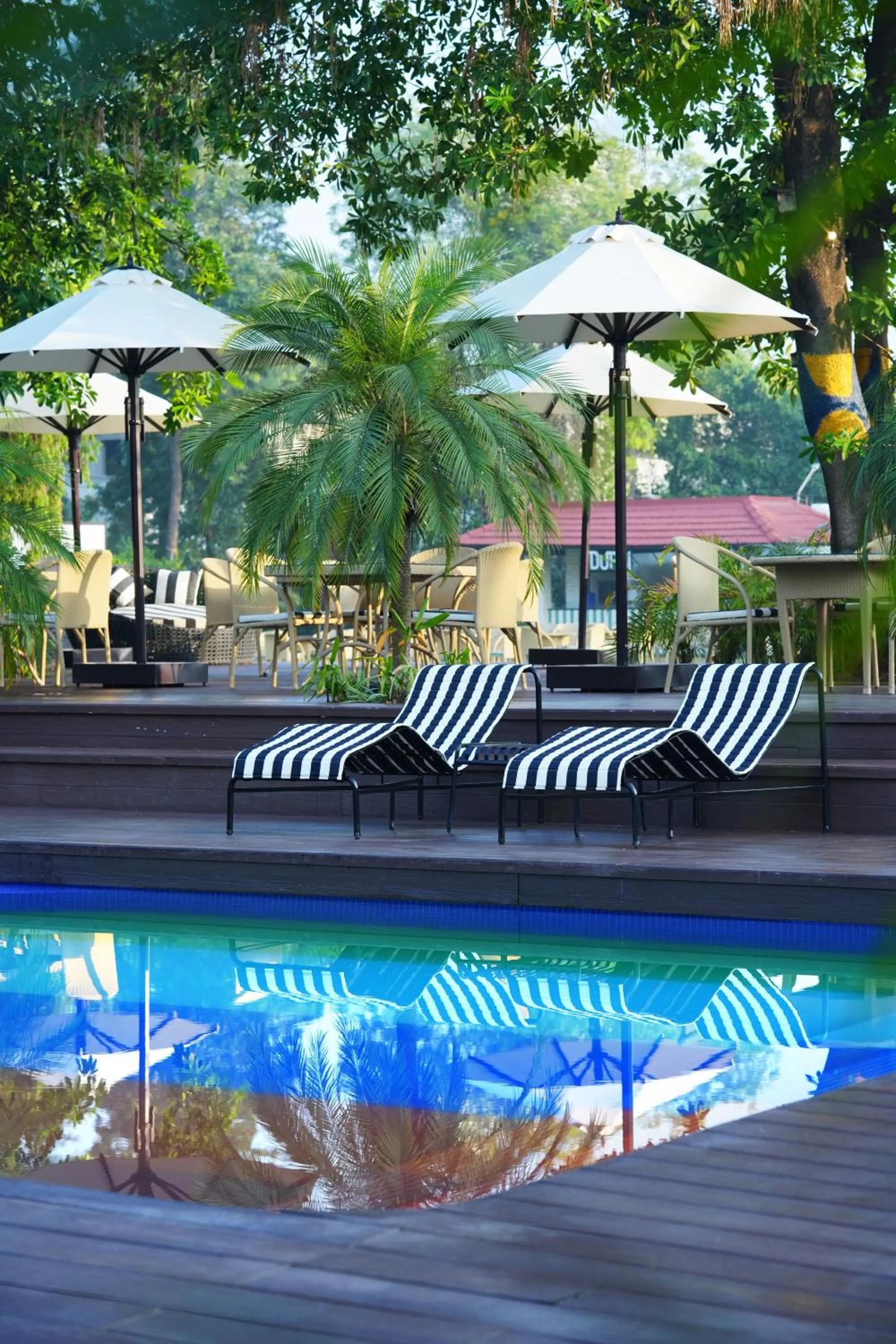Pool view in Resort Country Club, Manesar - WorldHotels Distinctive