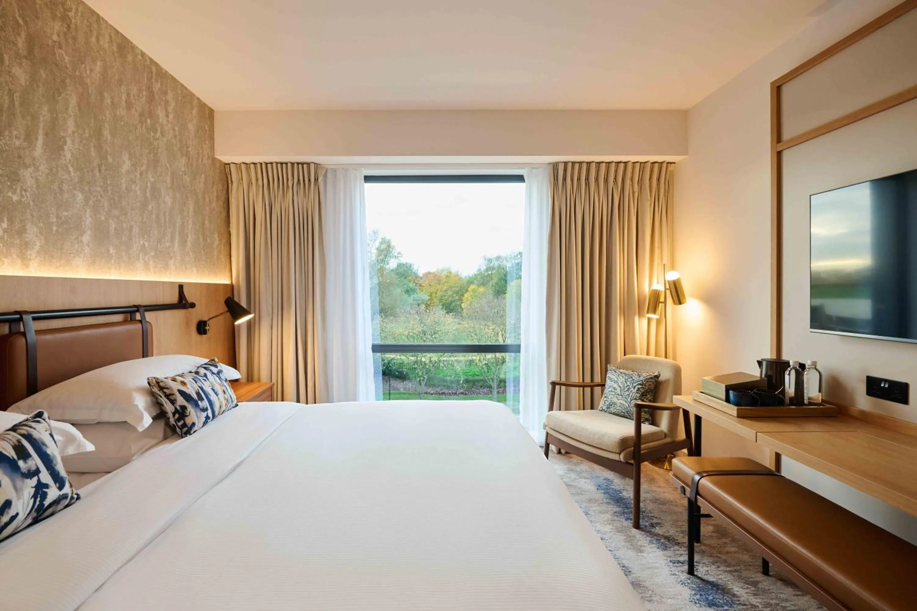 Bed in The Belfry Hotel & Resort