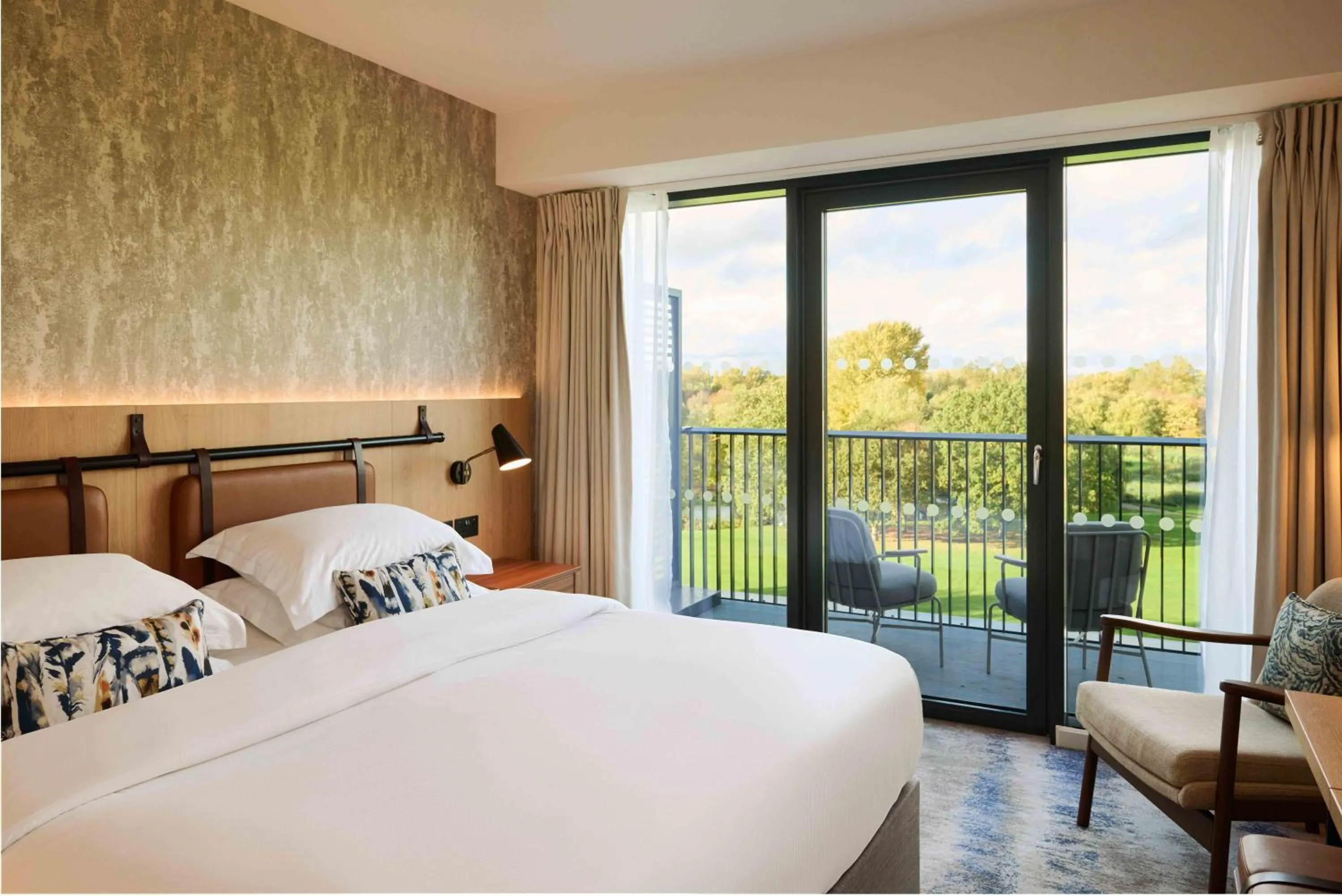 Bed in The Belfry Hotel & Resort