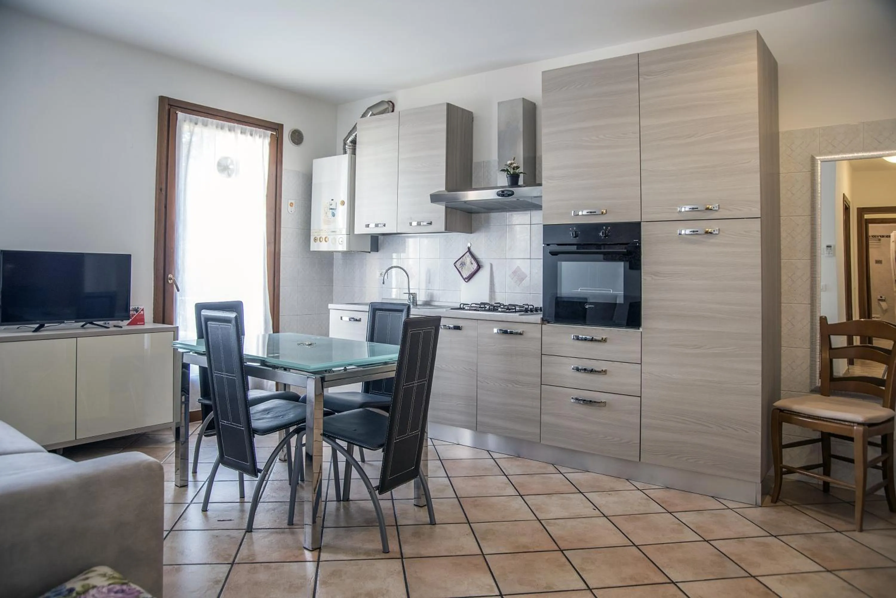 Kitchen or kitchenette in Residenza Meeting