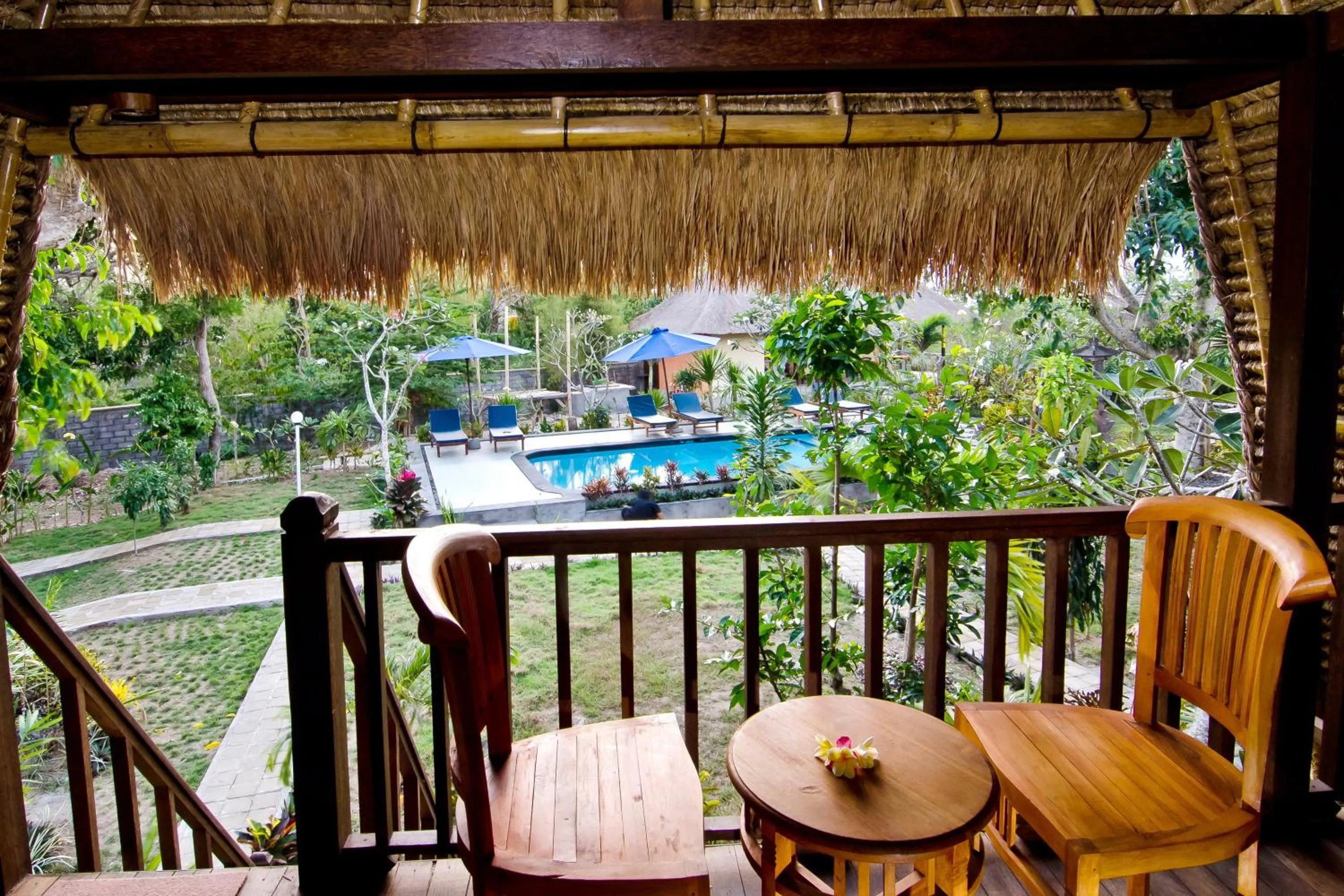 View (from property/room) in Lotus Garden Huts