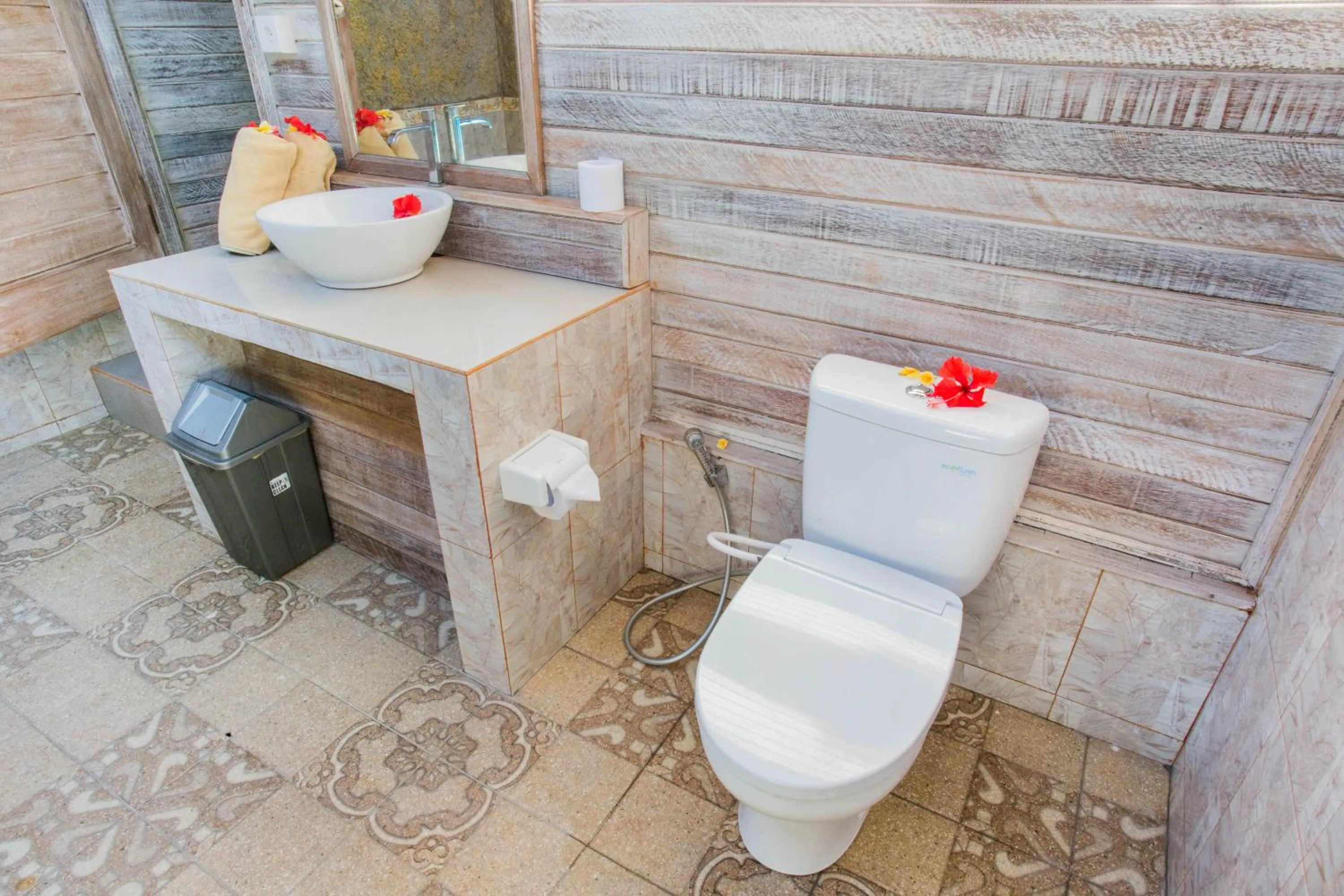 Bathroom in Lotus Garden Huts