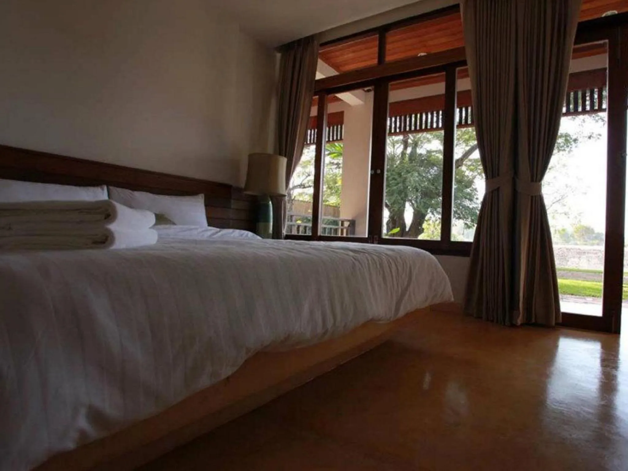 Bed in Baan Tye Wang Guesthouse