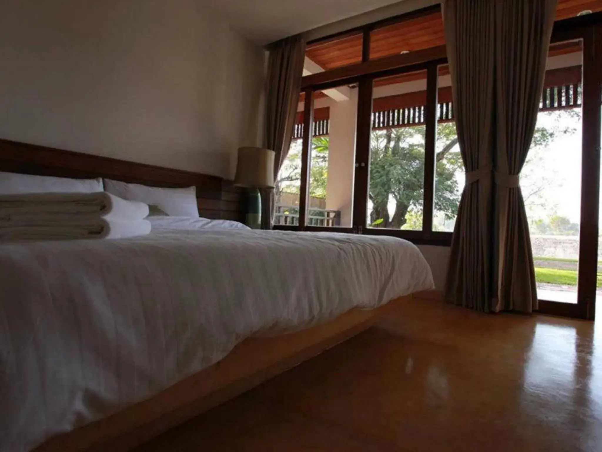 Bed in Baan Tye Wang Guesthouse Bed in Baan Tye Wang Guesthouse