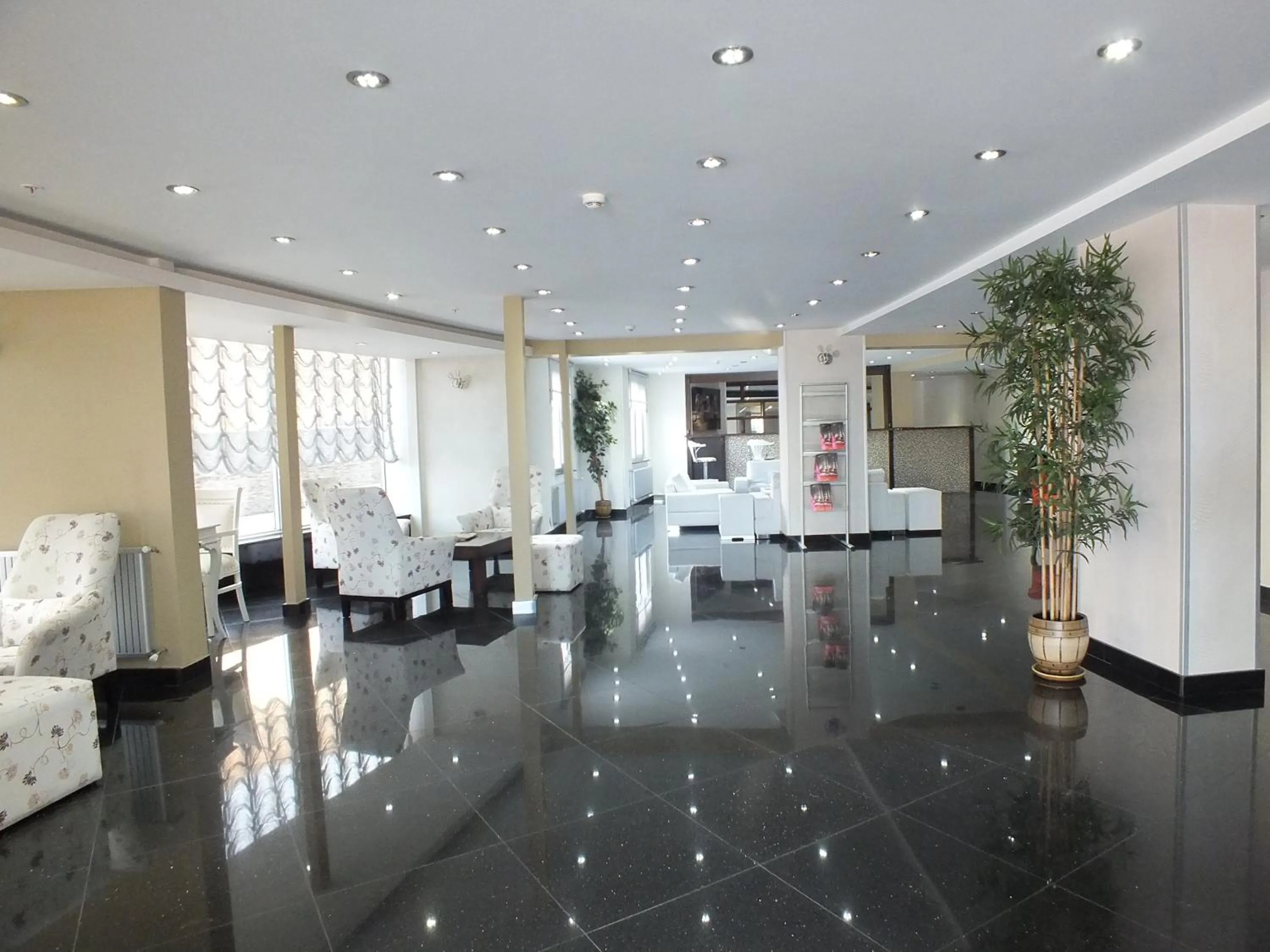 Lobby or reception in Grand Ahos Hotel