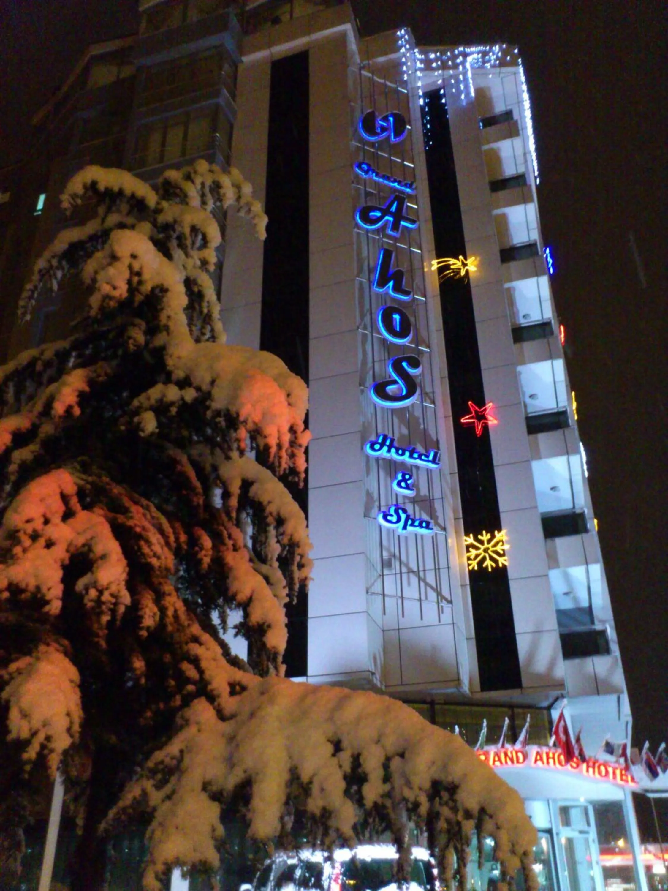 Off site in Grand Ahos Hotel