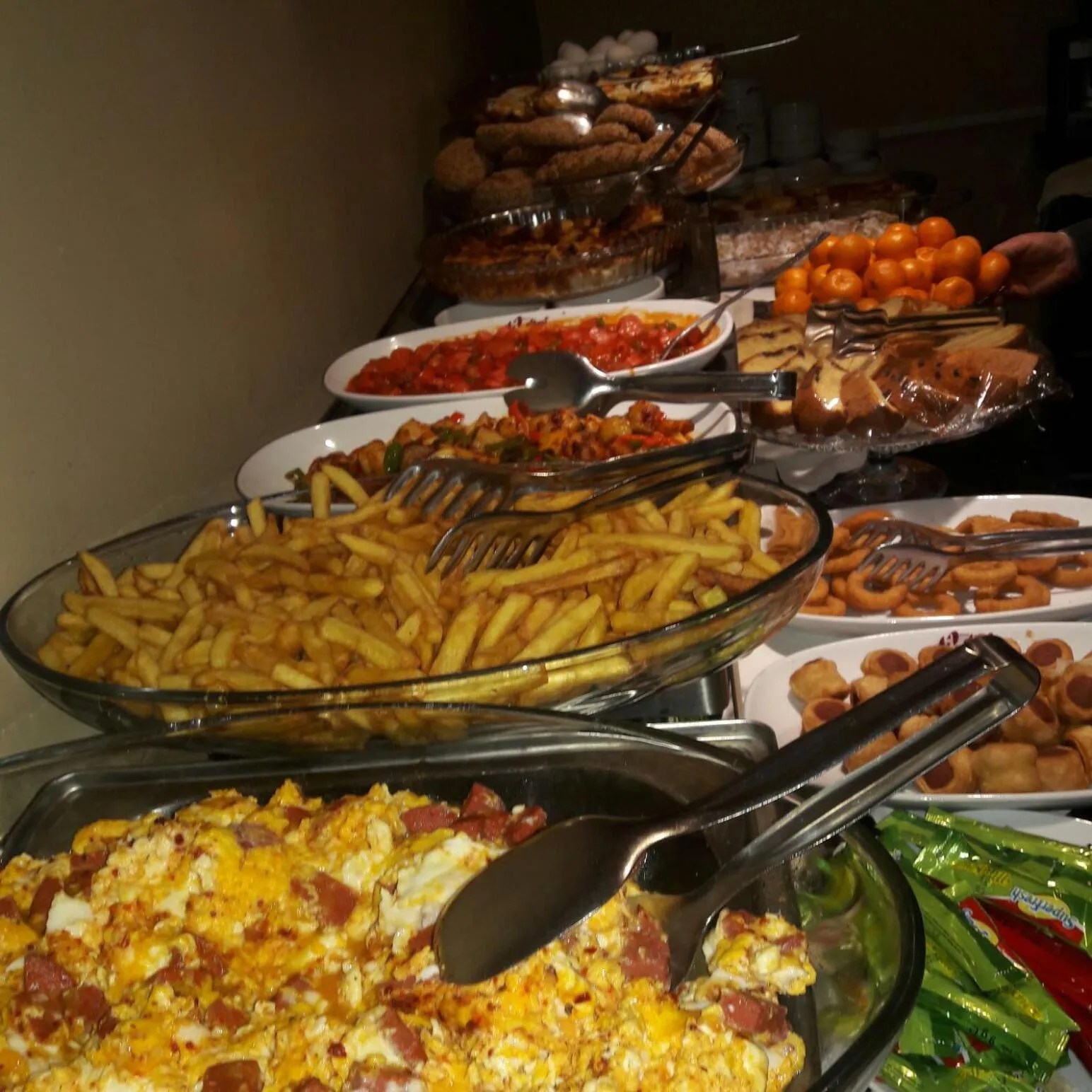 Buffet breakfast in Grand Ahos Hotel