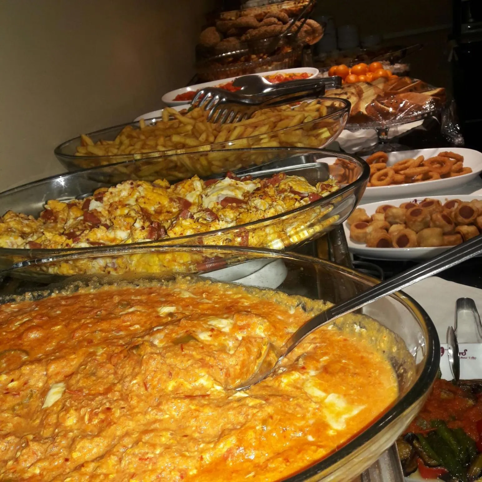 Buffet breakfast in Grand Ahos Hotel