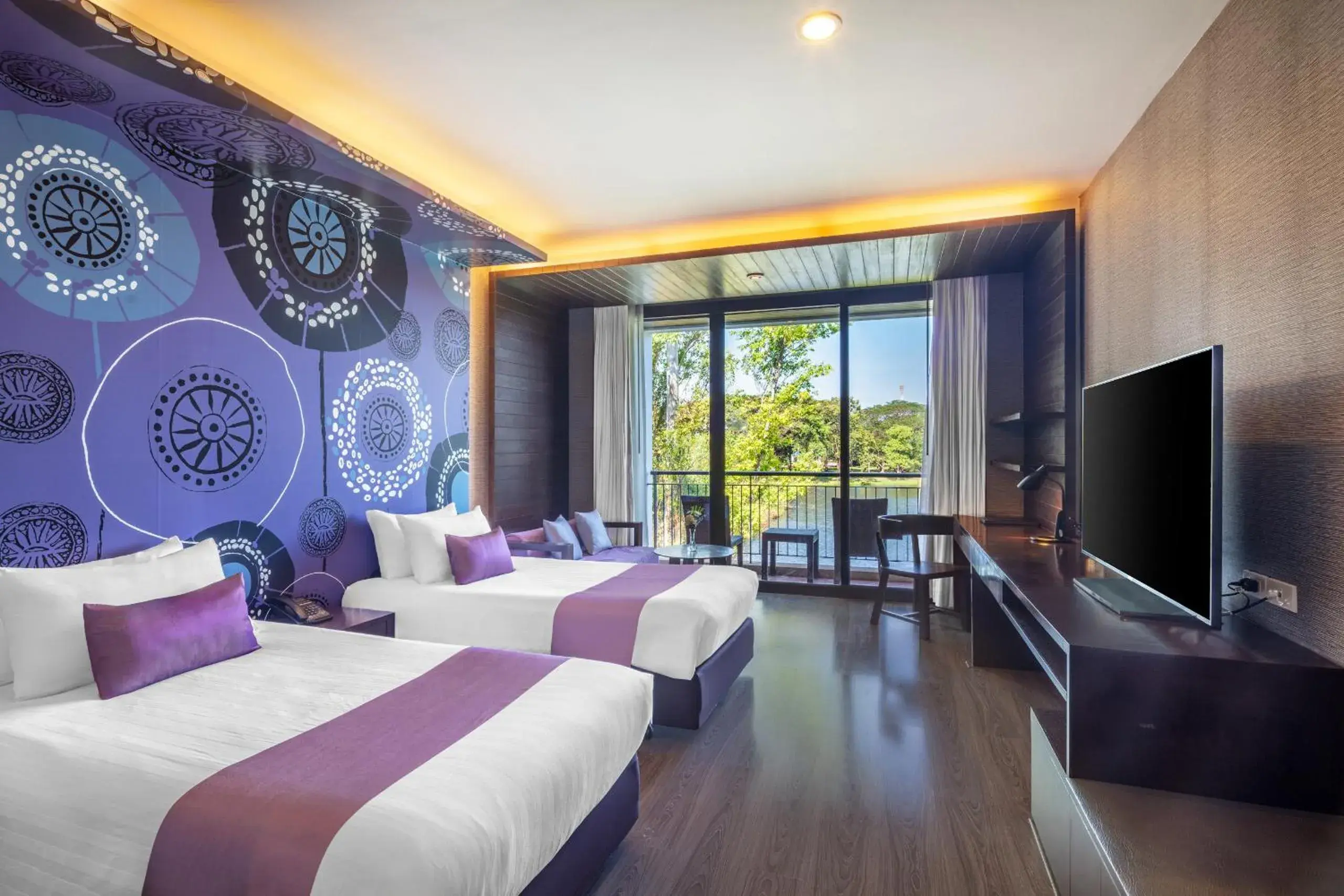 Deluxe Twin Room in Tawa Ravadee Resort Prachinburi, a member of WorldHotels Distinctive Deluxe Twin Room in Tawa Ravadee Resort Prachinburi, a member of WorldHotels Distinctive