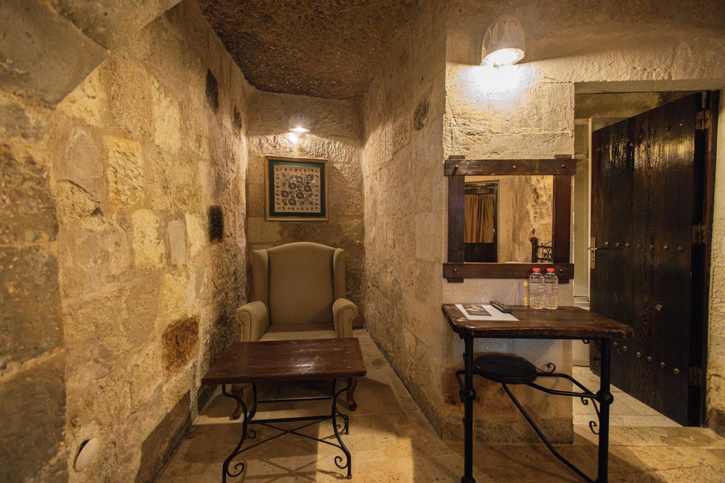 Seating area in Century Cave Hotel