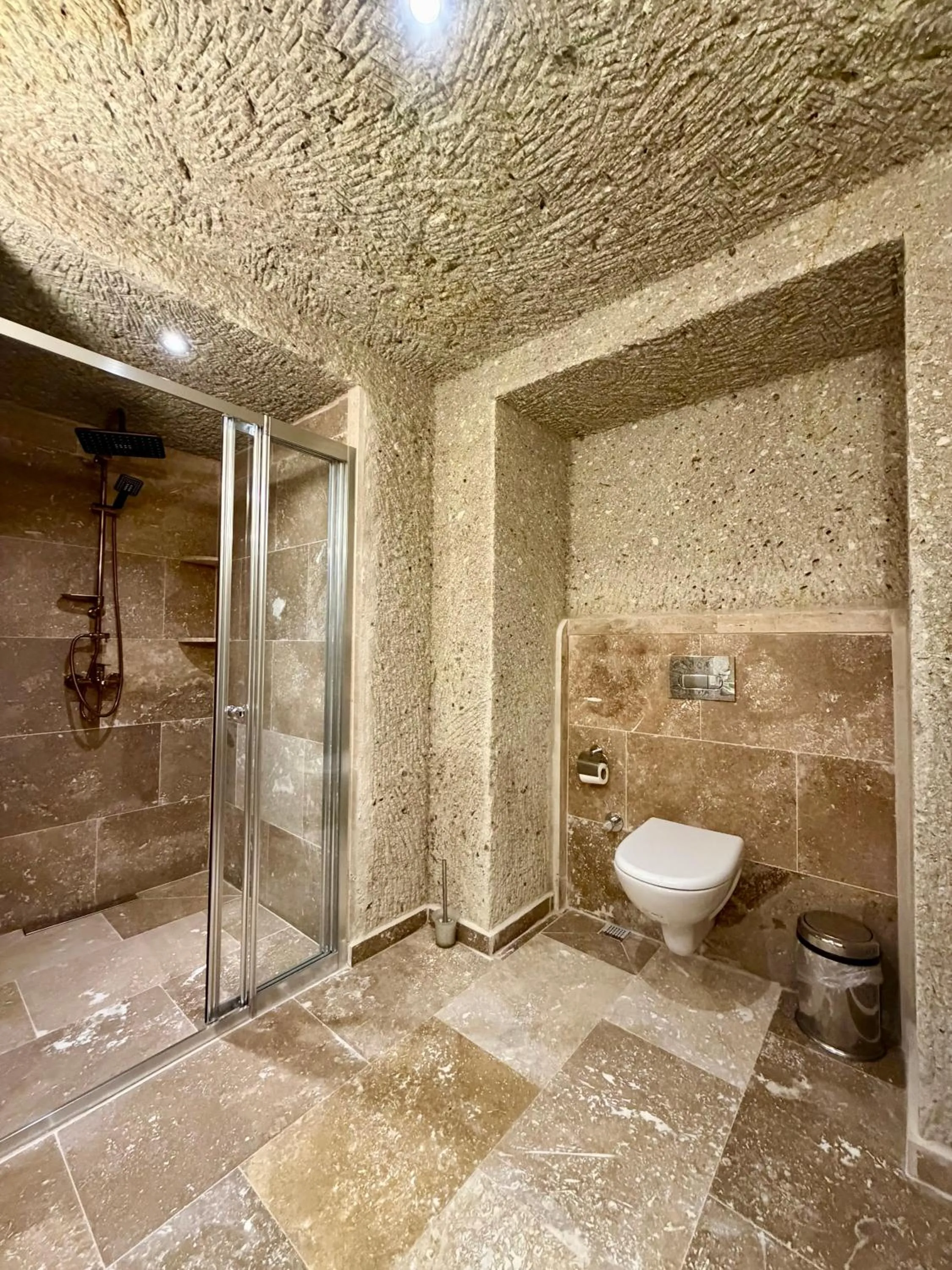 Shower in Century Cave Hotel