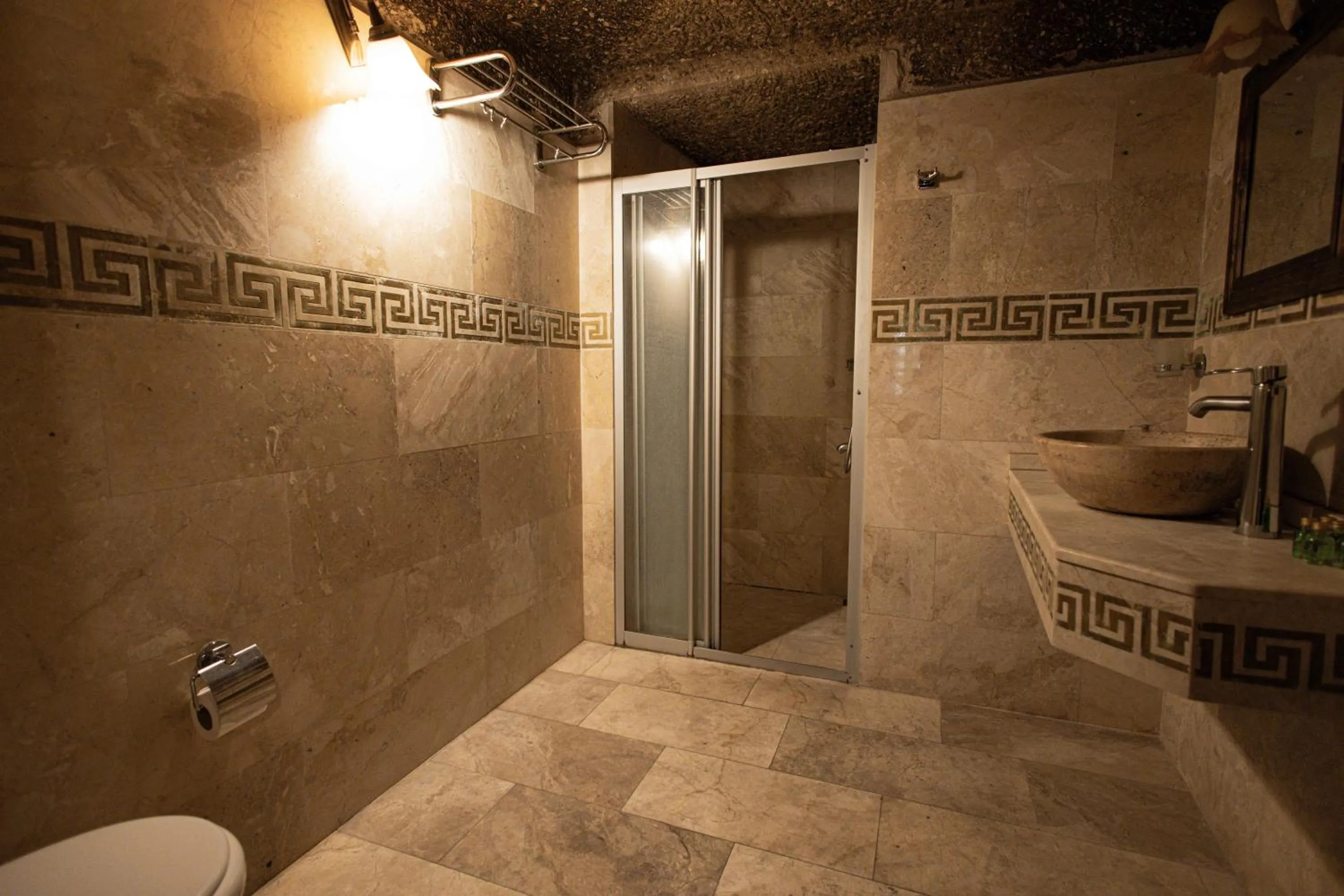 Shower in Century Cave Hotel