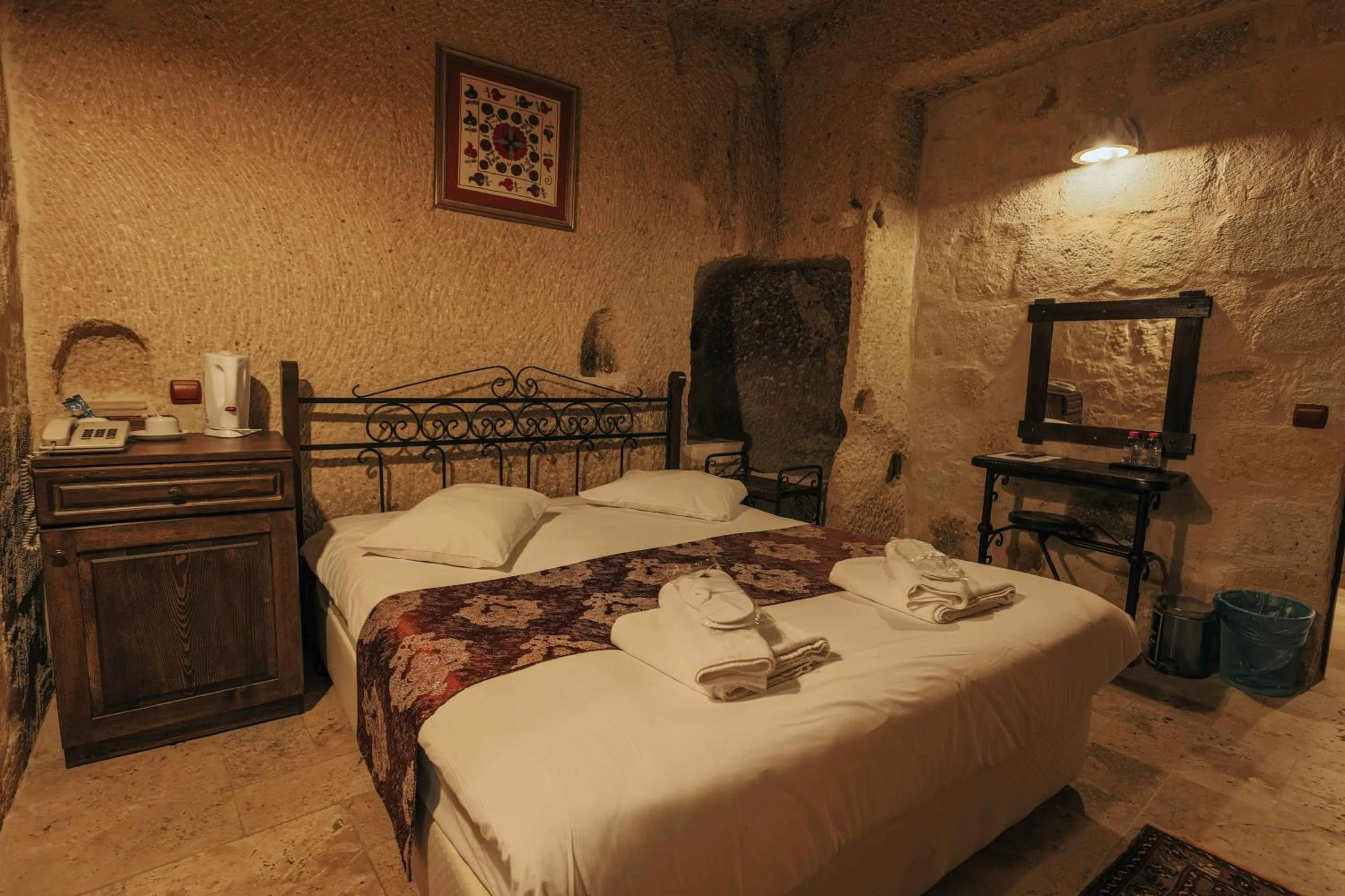 Bed in Century Cave Hotel