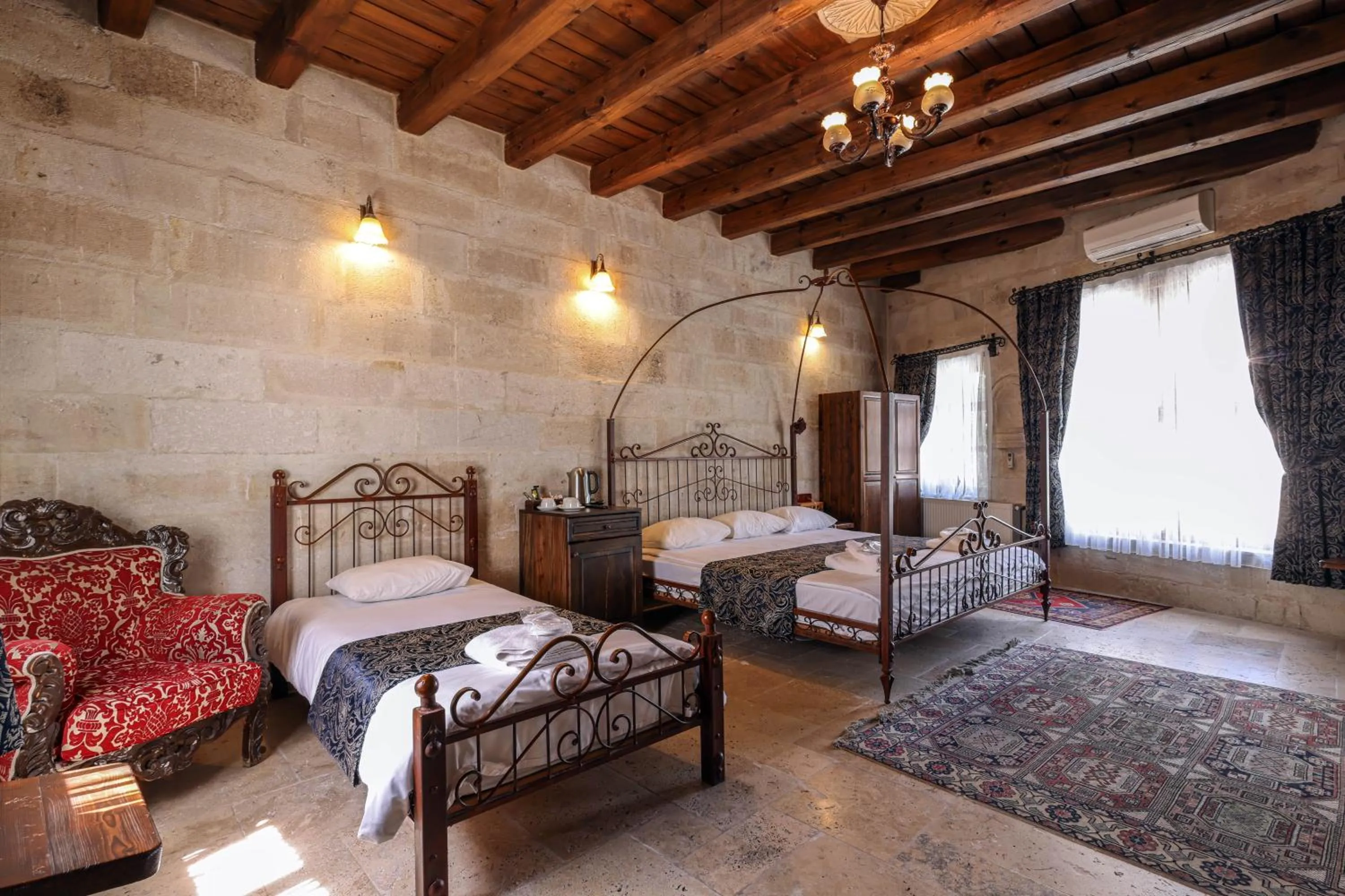 Bed in Century Cave Hotel