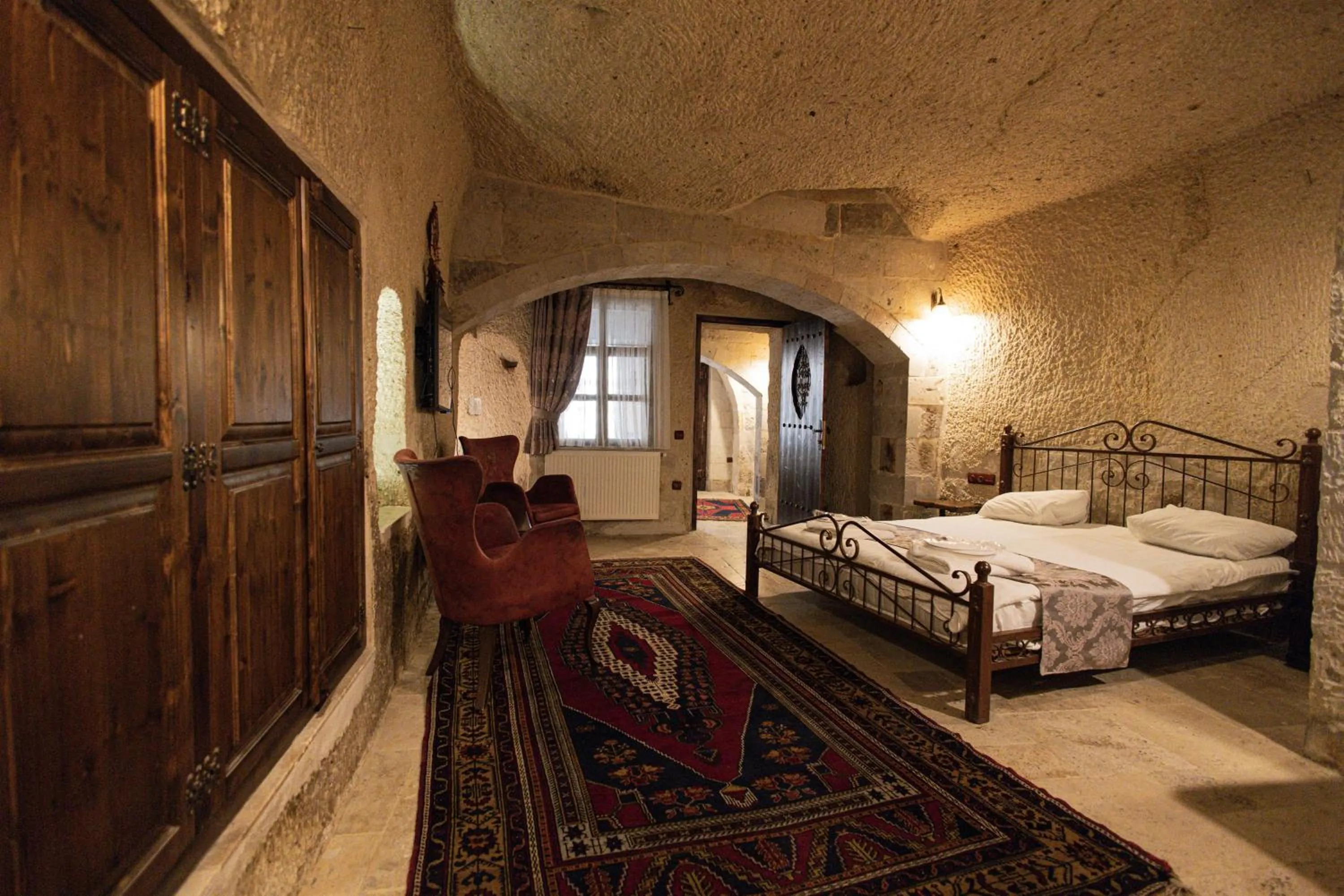 Bed in Century Cave Hotel