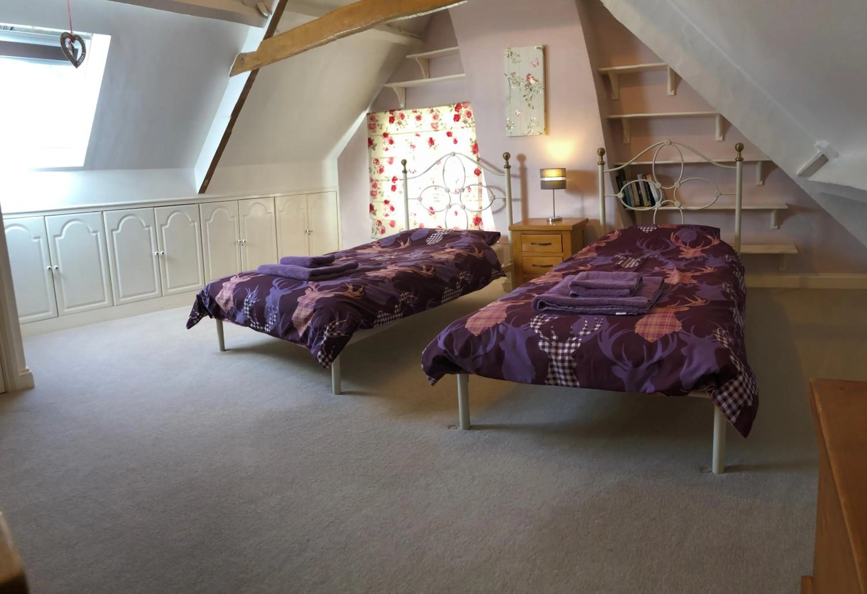 Bed in Ceilidh Cottage