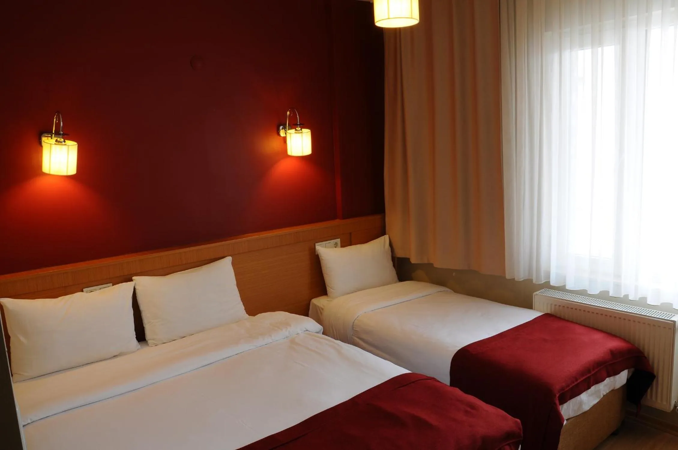 Bed in Cetinkaya Hotel